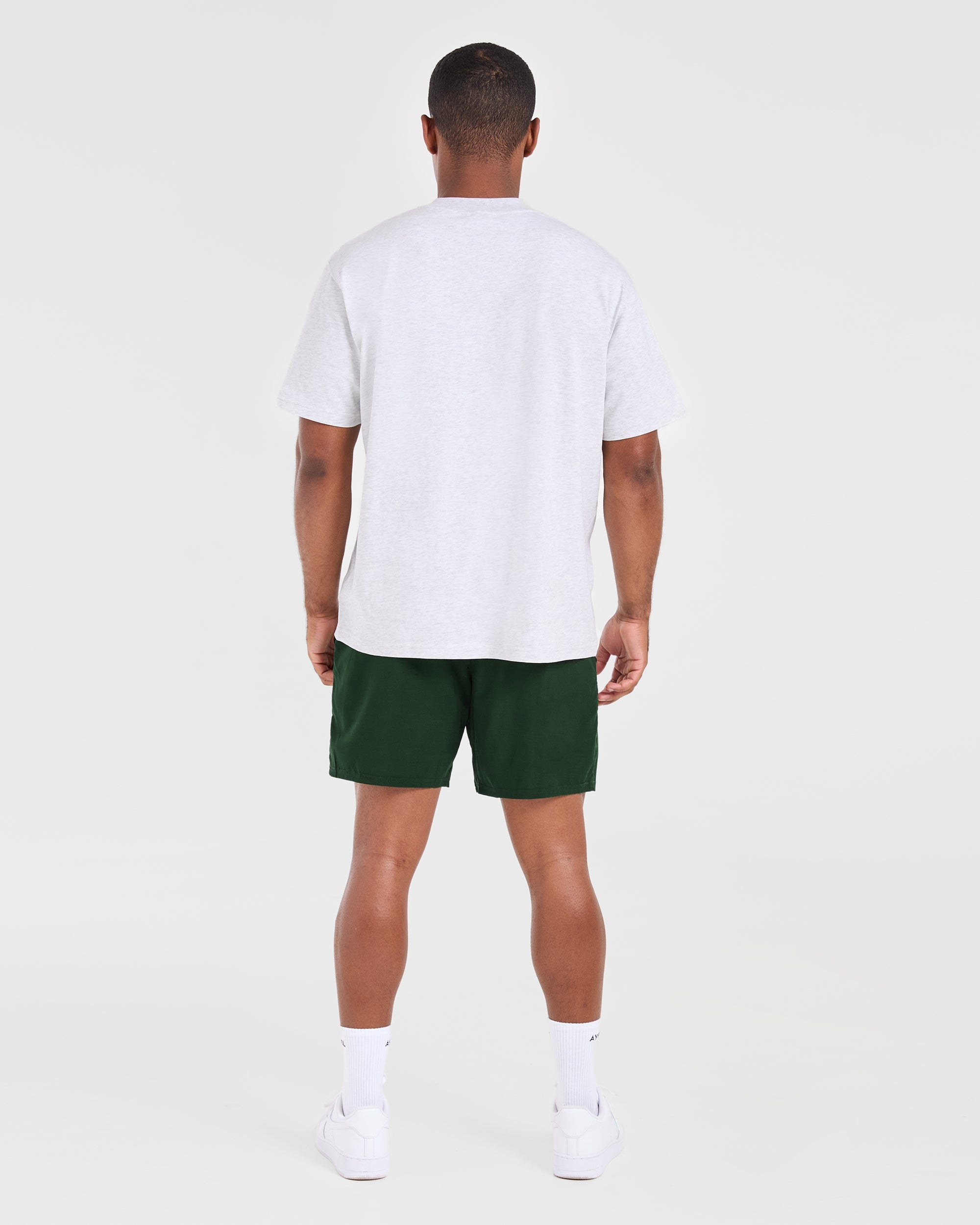 Athletics Oversized T Shirt - Grün Marl