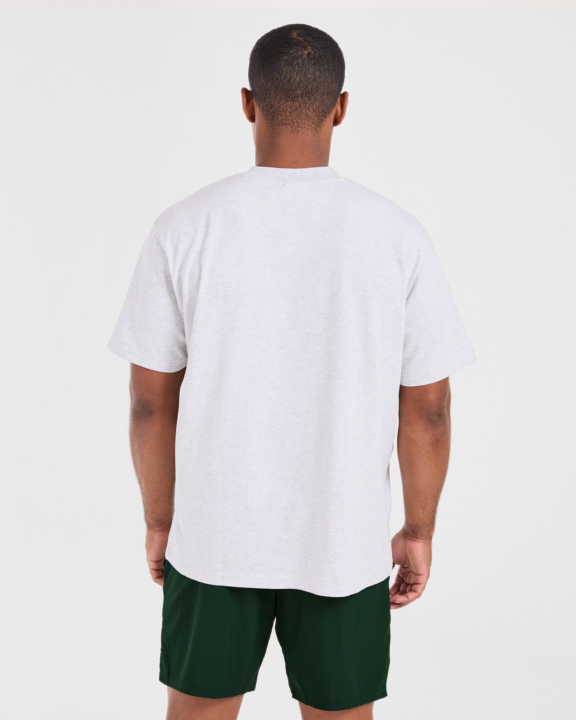 Athletics Oversized T Shirt - Grün Marl