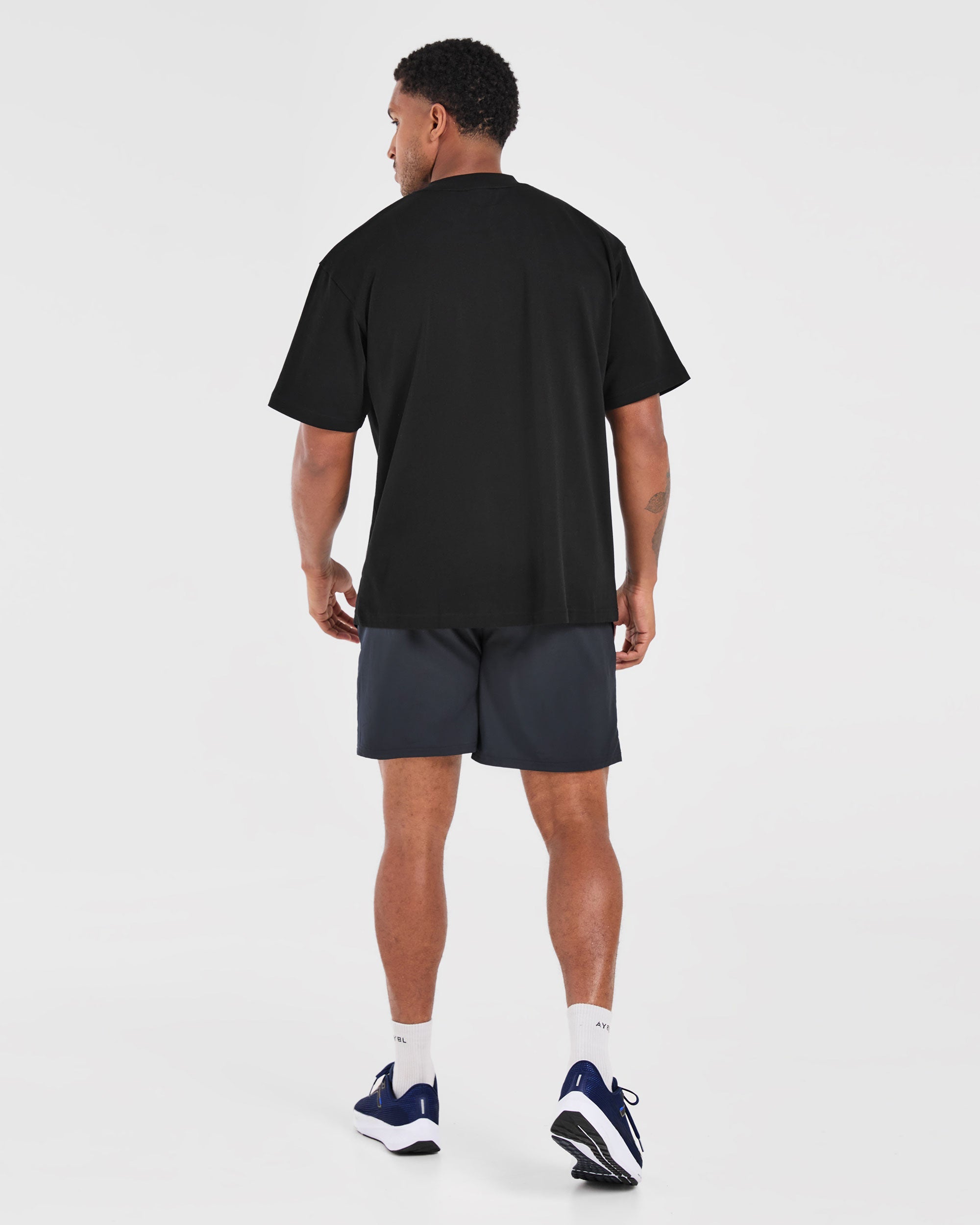 Athletics Oversized T Shirt - Schwarz