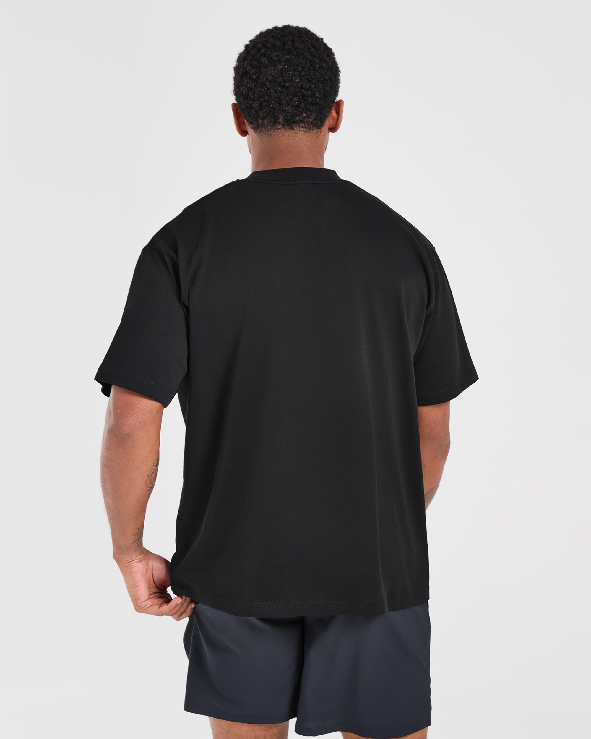 Athletics Oversized T Shirt - Schwarz