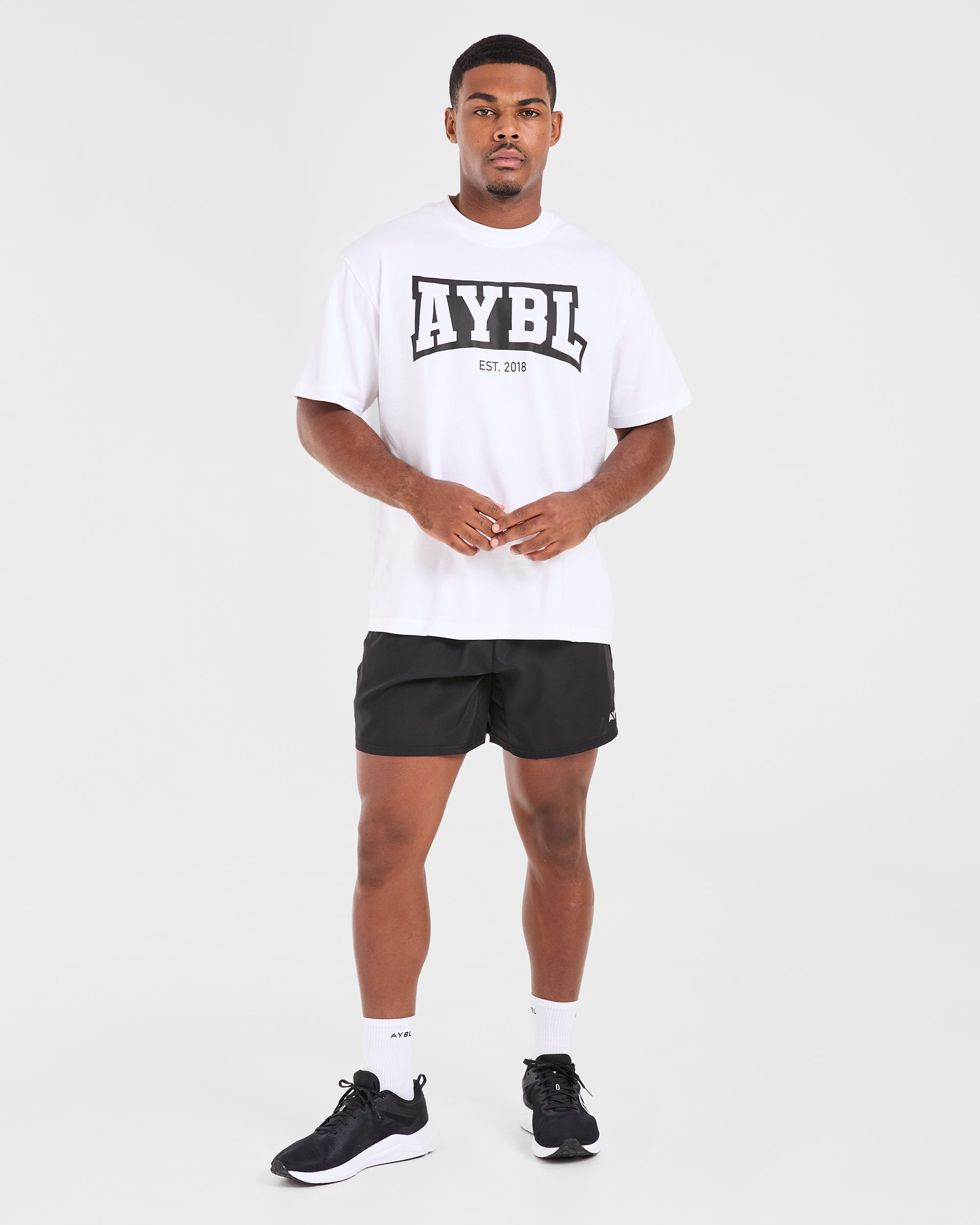 Academy Oversized T Shirt - Weiß