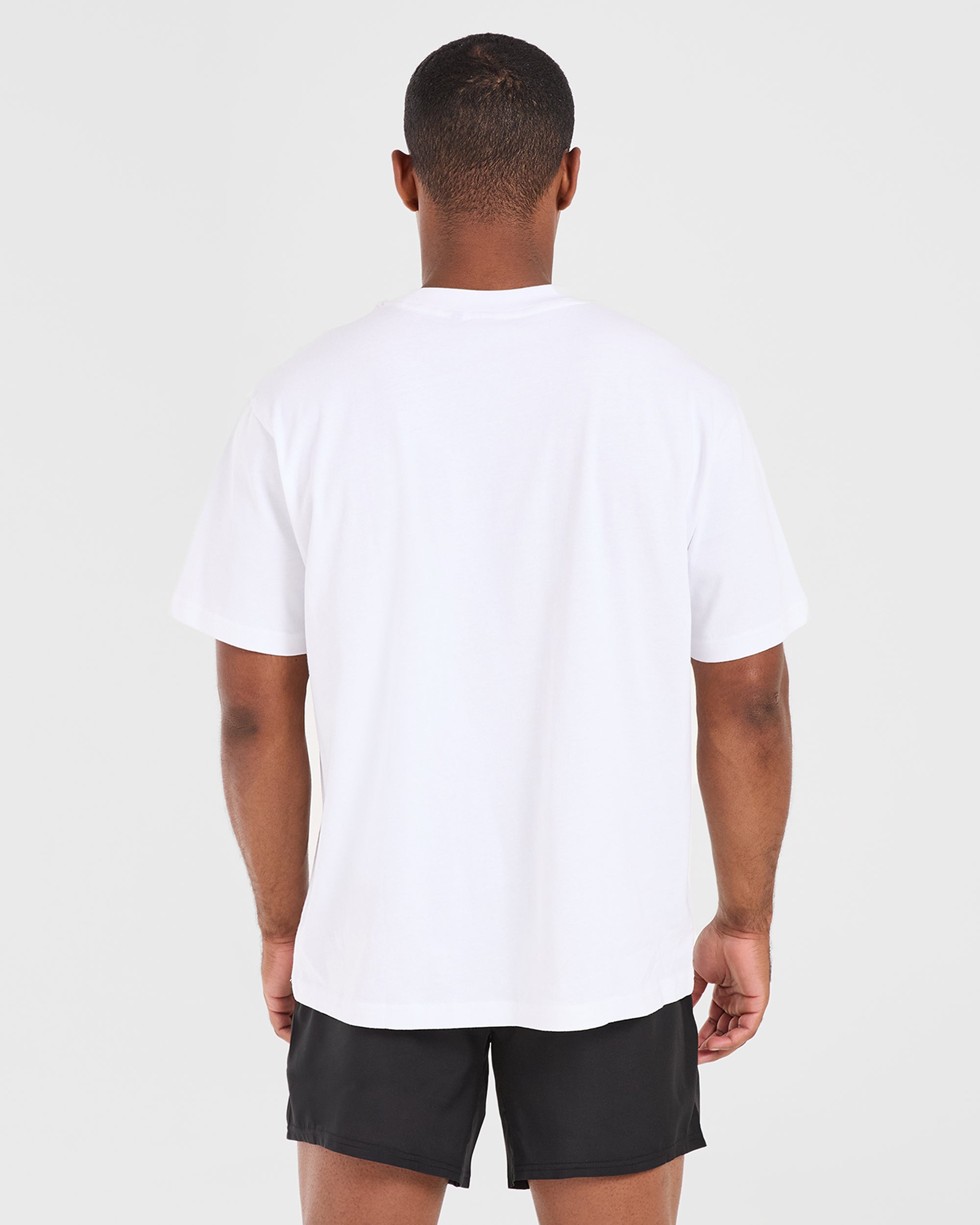 Academy Oversized T Shirt - Weiß