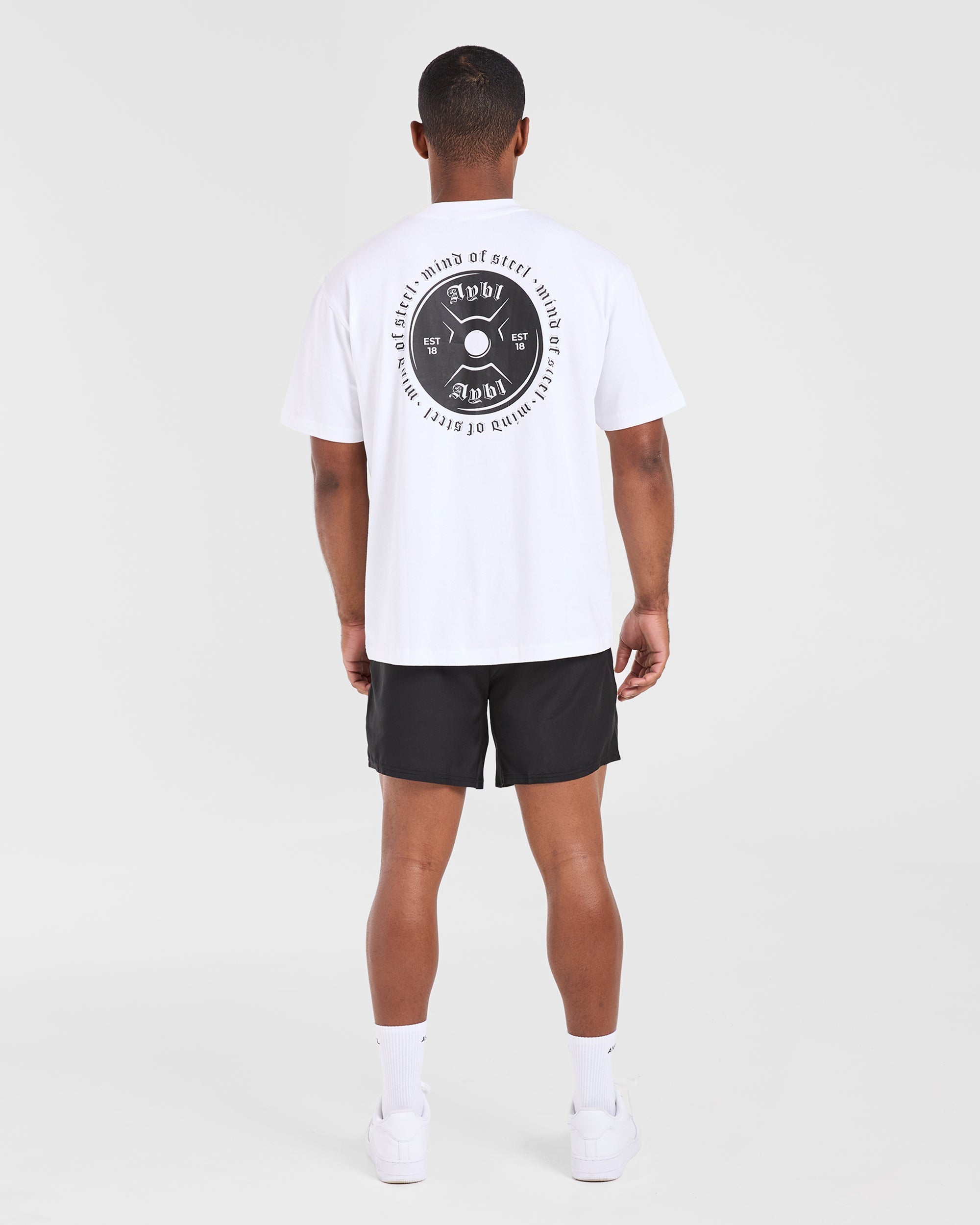 Mind of Steel Oversized T Shirt - Weiß