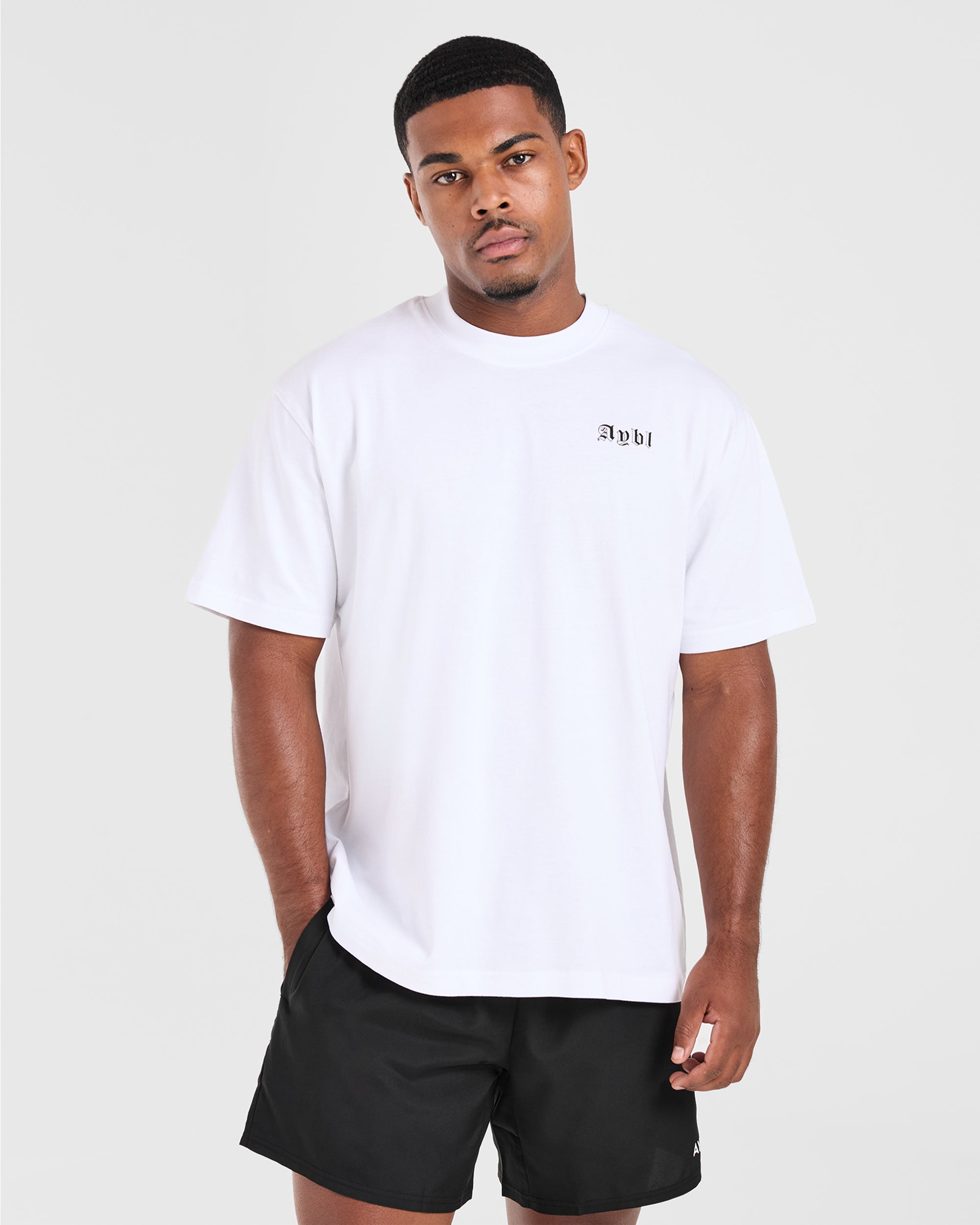 Mind of Steel Oversized T Shirt - Weiß