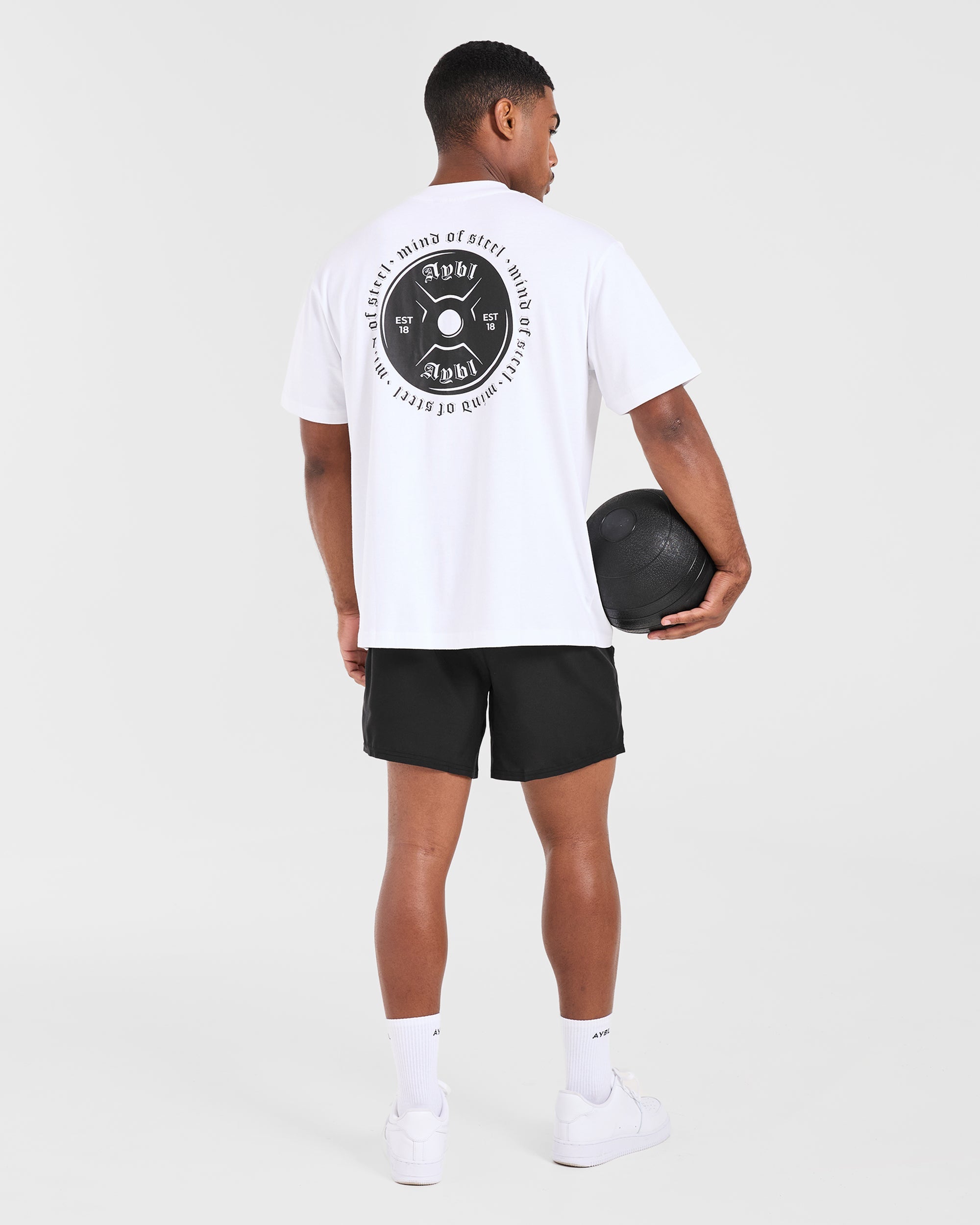 Mind of Steel Oversized T Shirt - Weiß