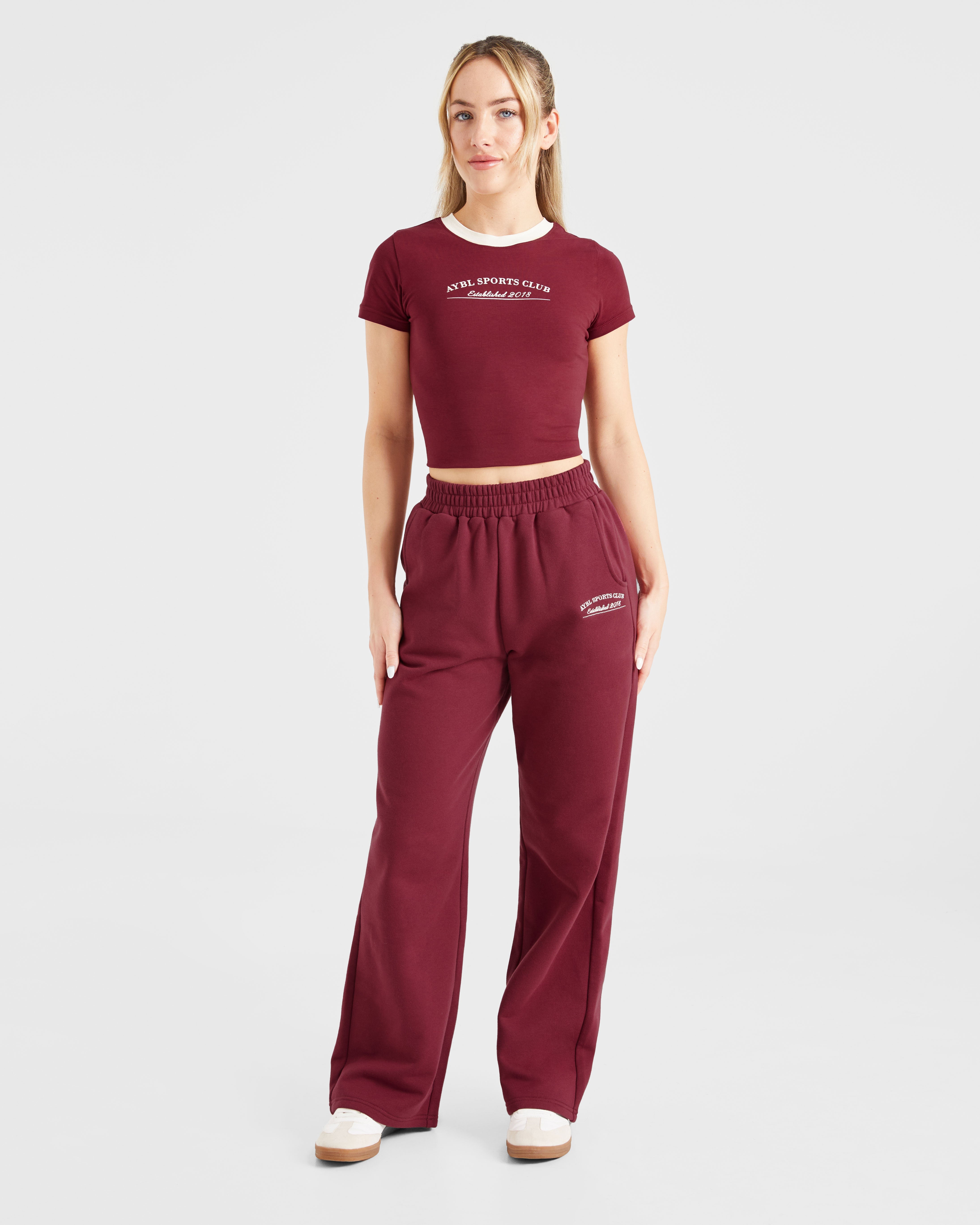 Courtside Baby Tee - Summer Cherry
