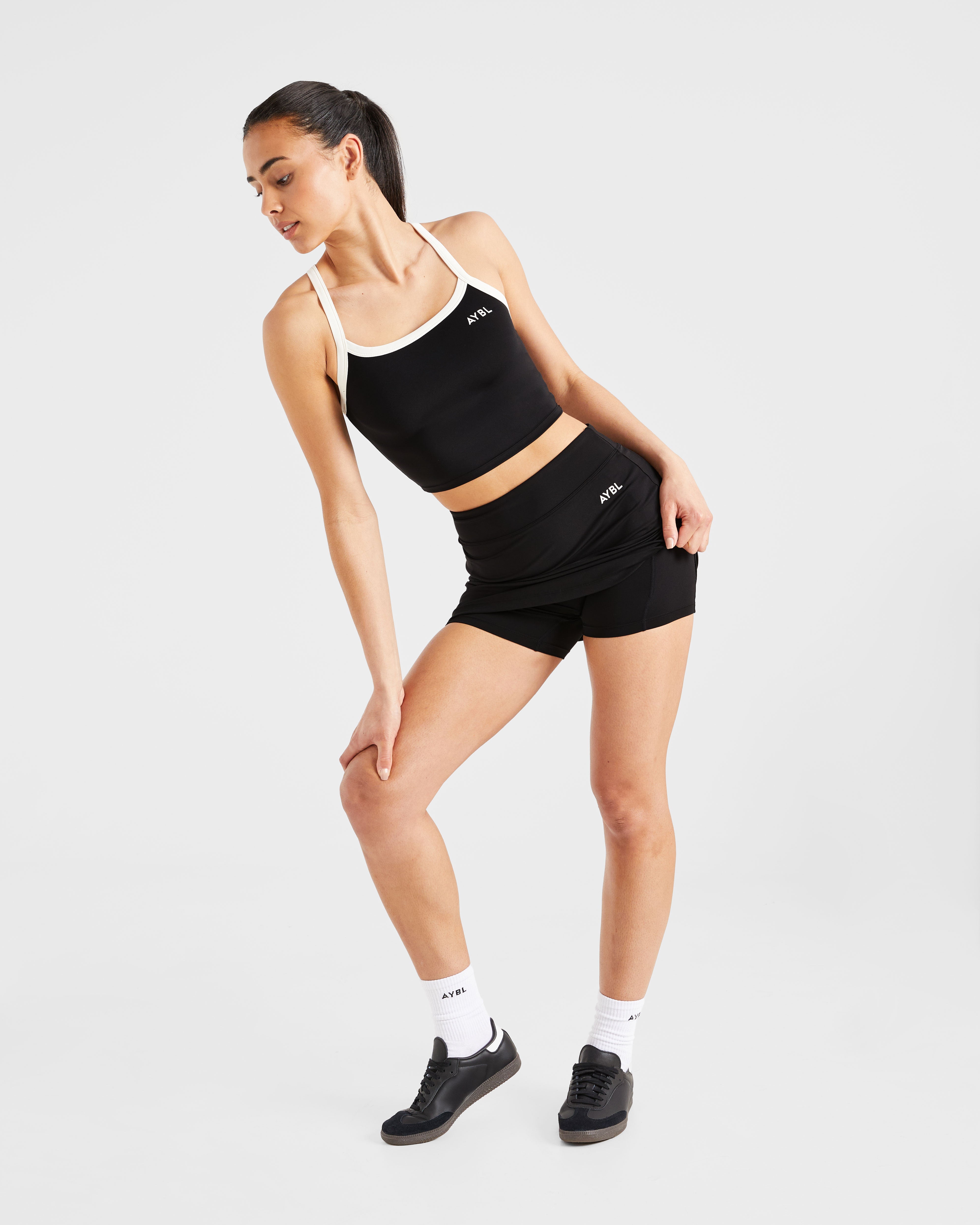 Courtside Tank Top - Black