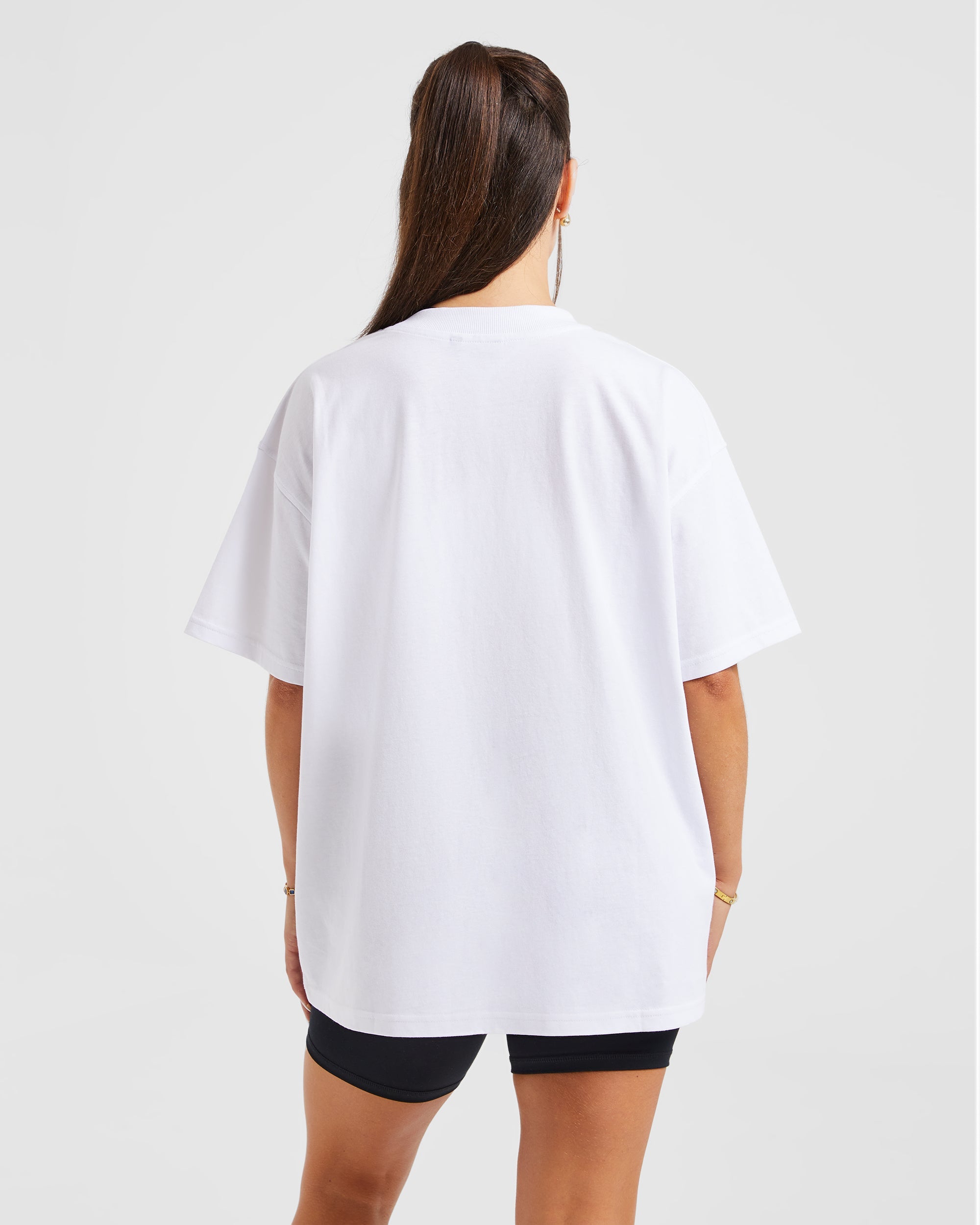 Justine Oversized T Shirt - Weiß