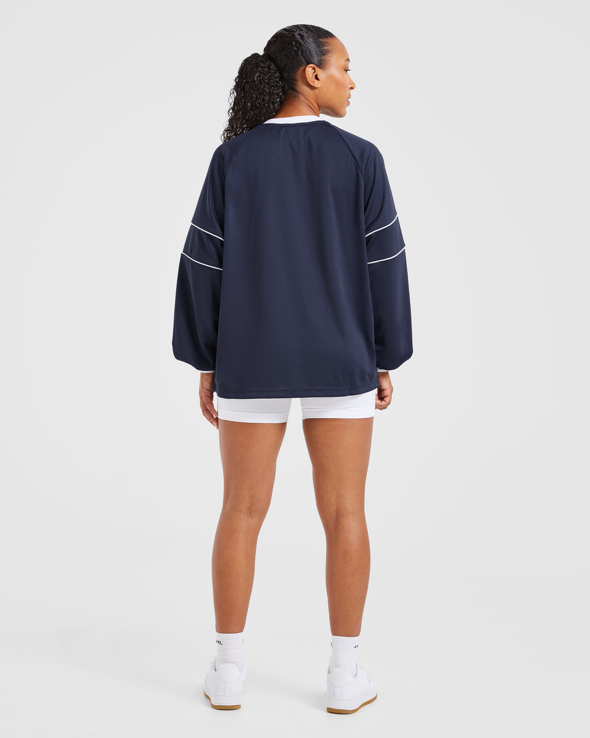 Justine Long Sleeve Jersey - Navy