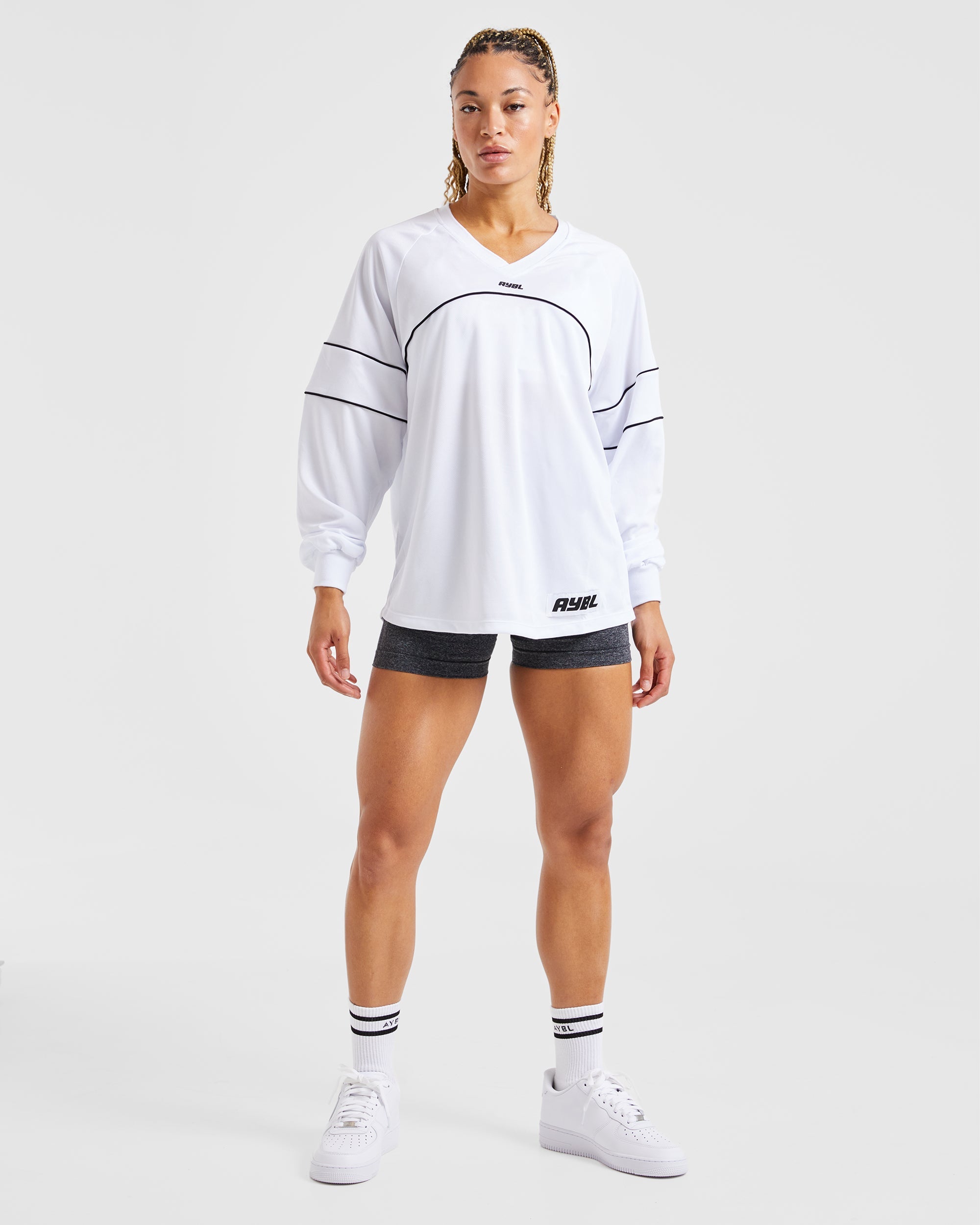 Justine Long Sleeve Jersey - Weiß