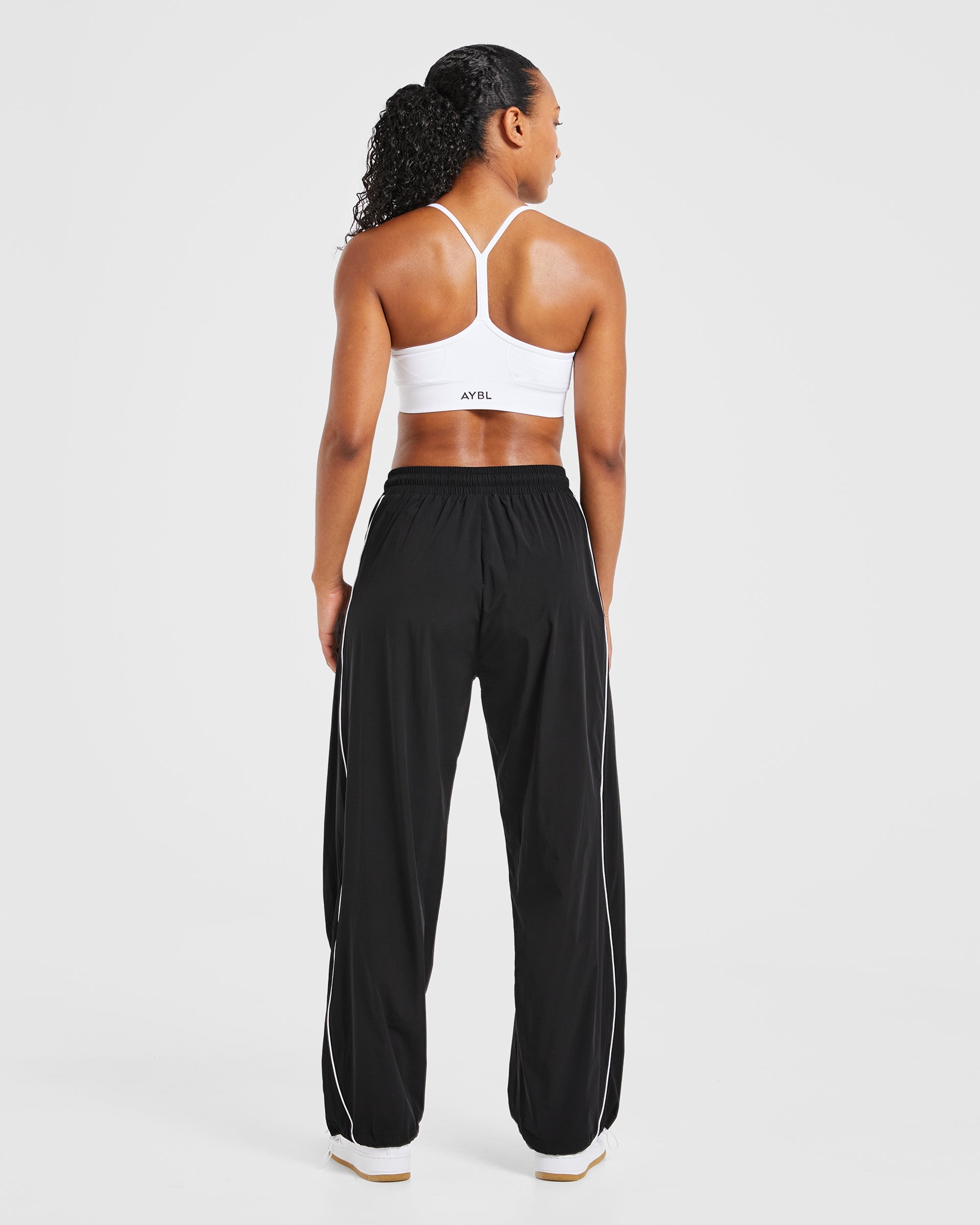 Justine Oversized Track Joggers - Schwarz