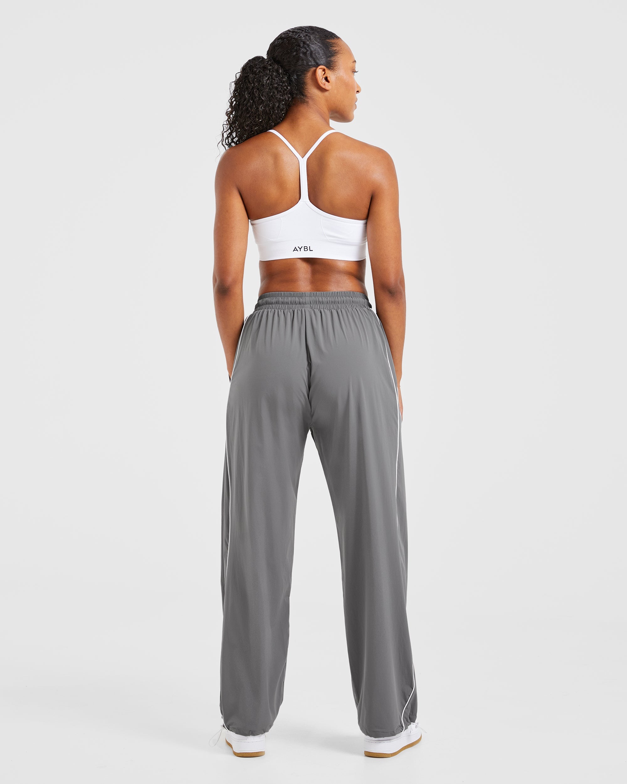 Justine Oversized Track Joggers - Grau