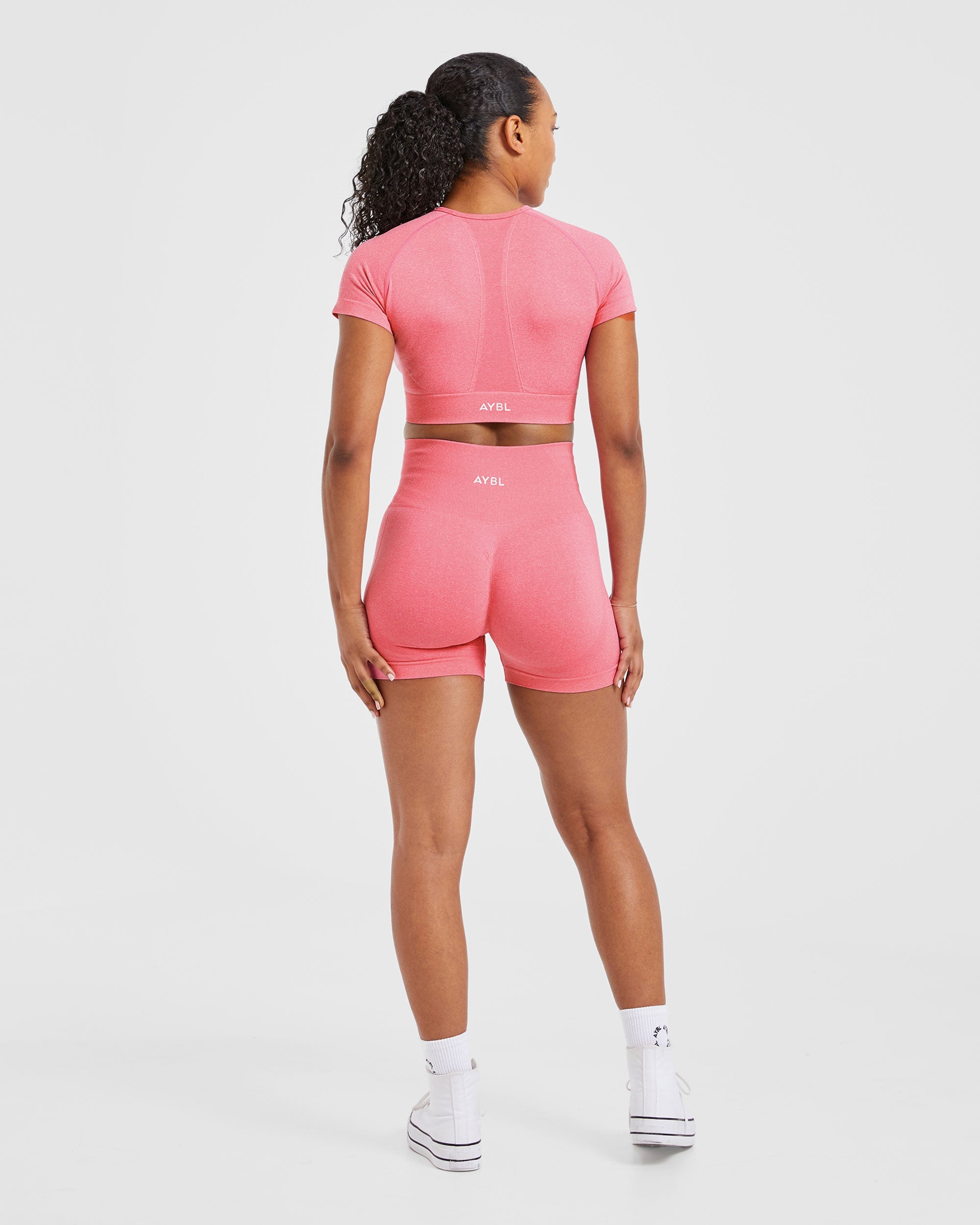 Empower Seamless Shorts - Rosa Marl