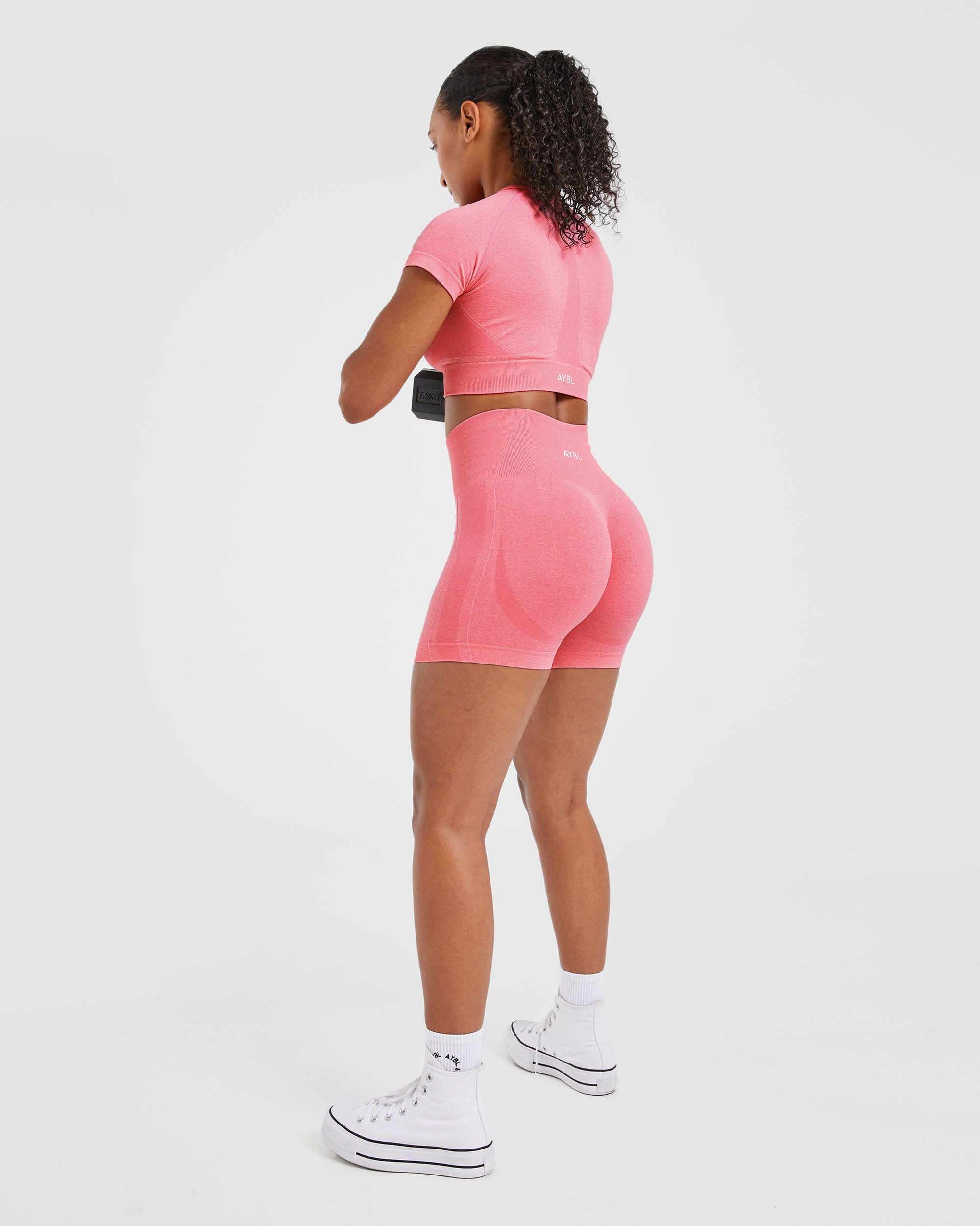 Empower Seamless Shorts - Rosa Marl