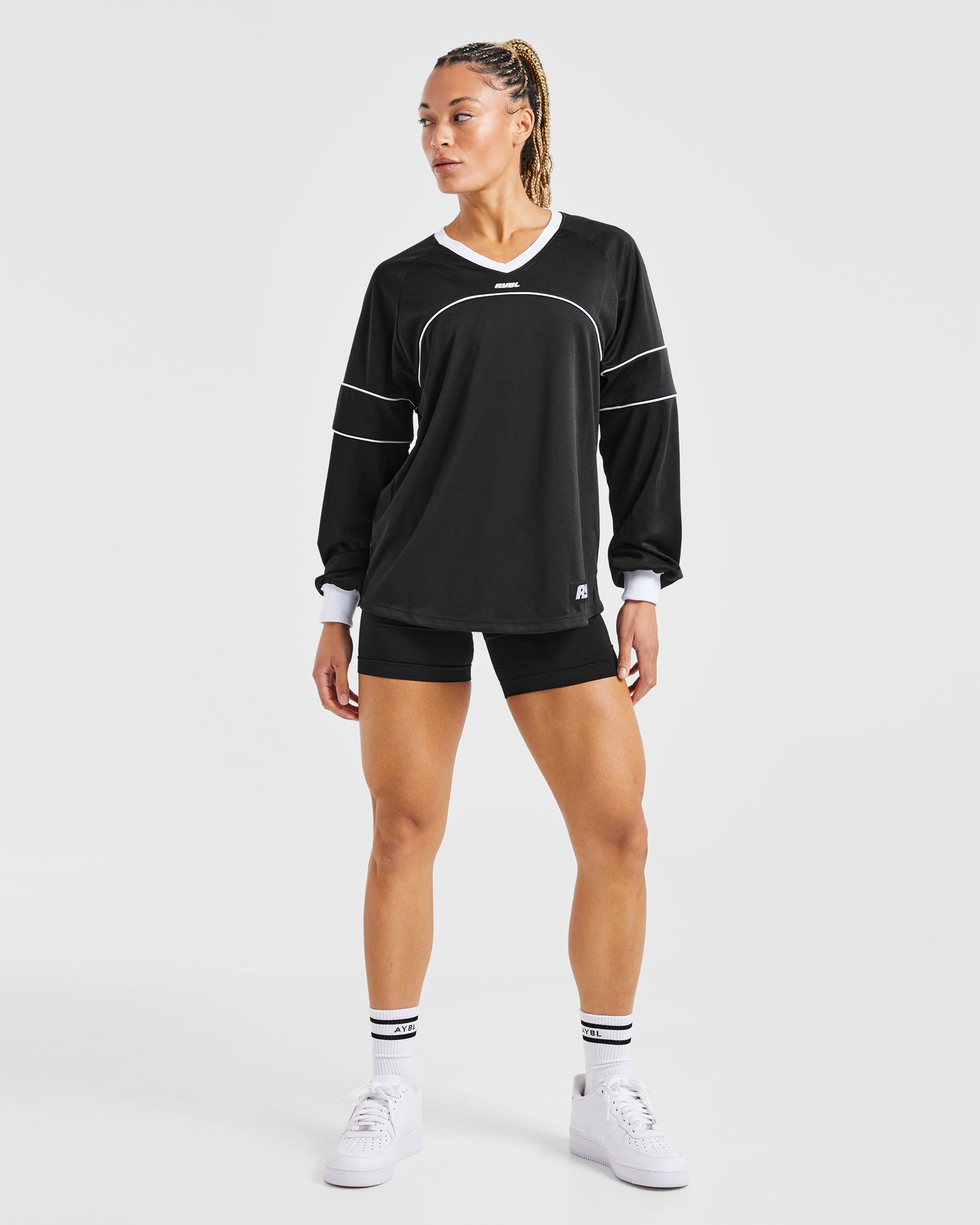 Justine Long Sleeve Jersey - Schwarz