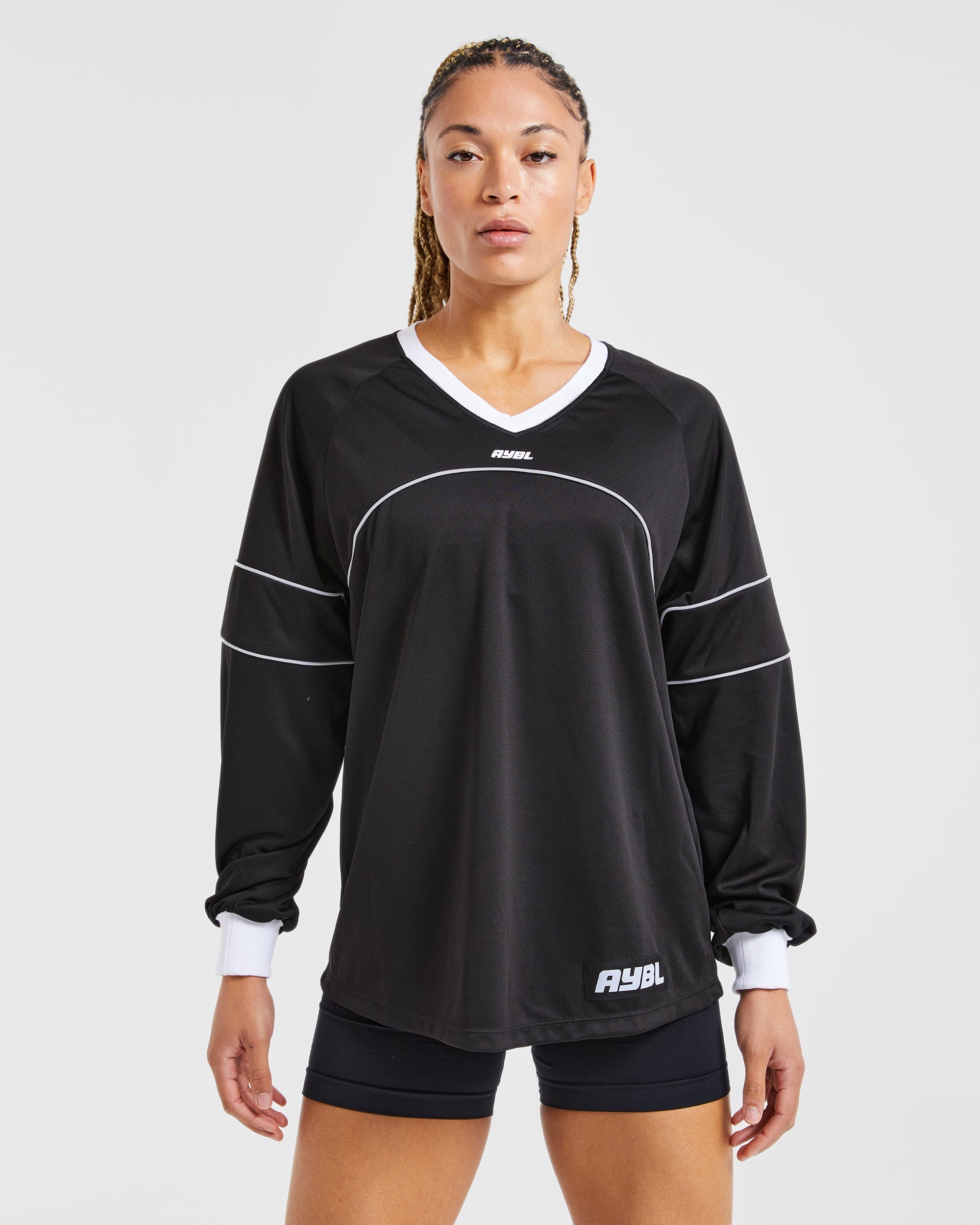 Justine Long Sleeve Jersey - Schwarz