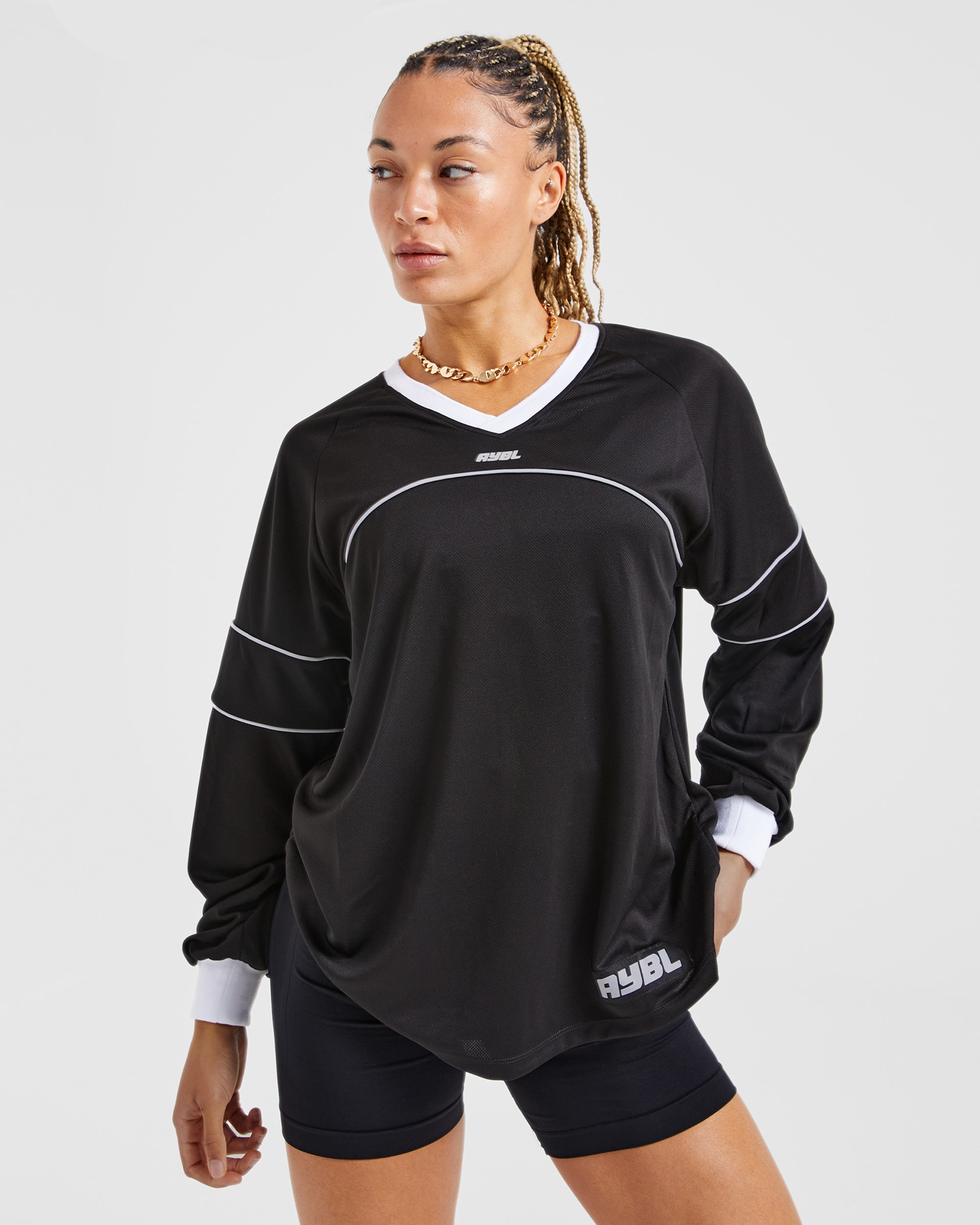 Justine Long Sleeve Jersey - Schwarz