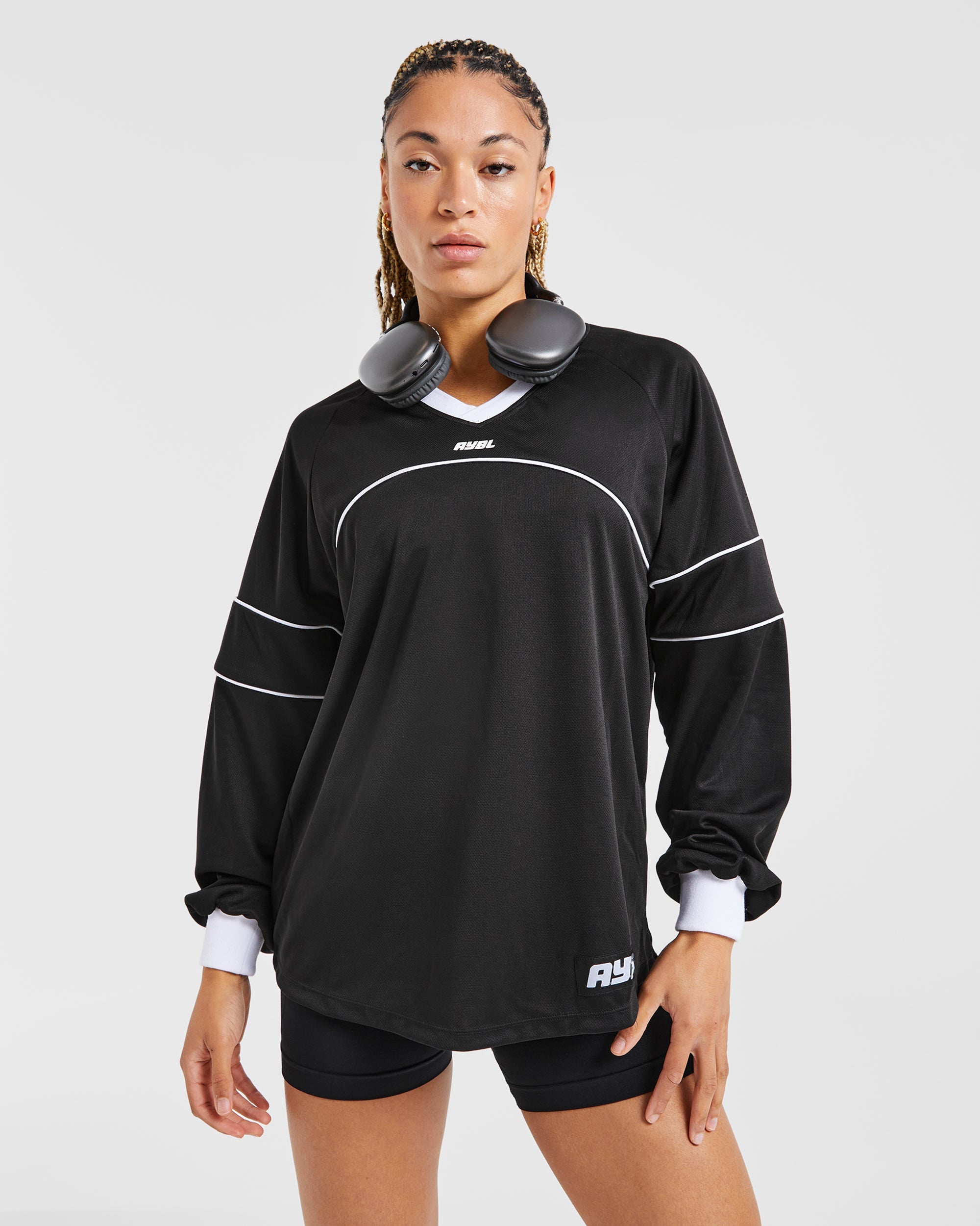 Justine Long Sleeve Jersey - Schwarz