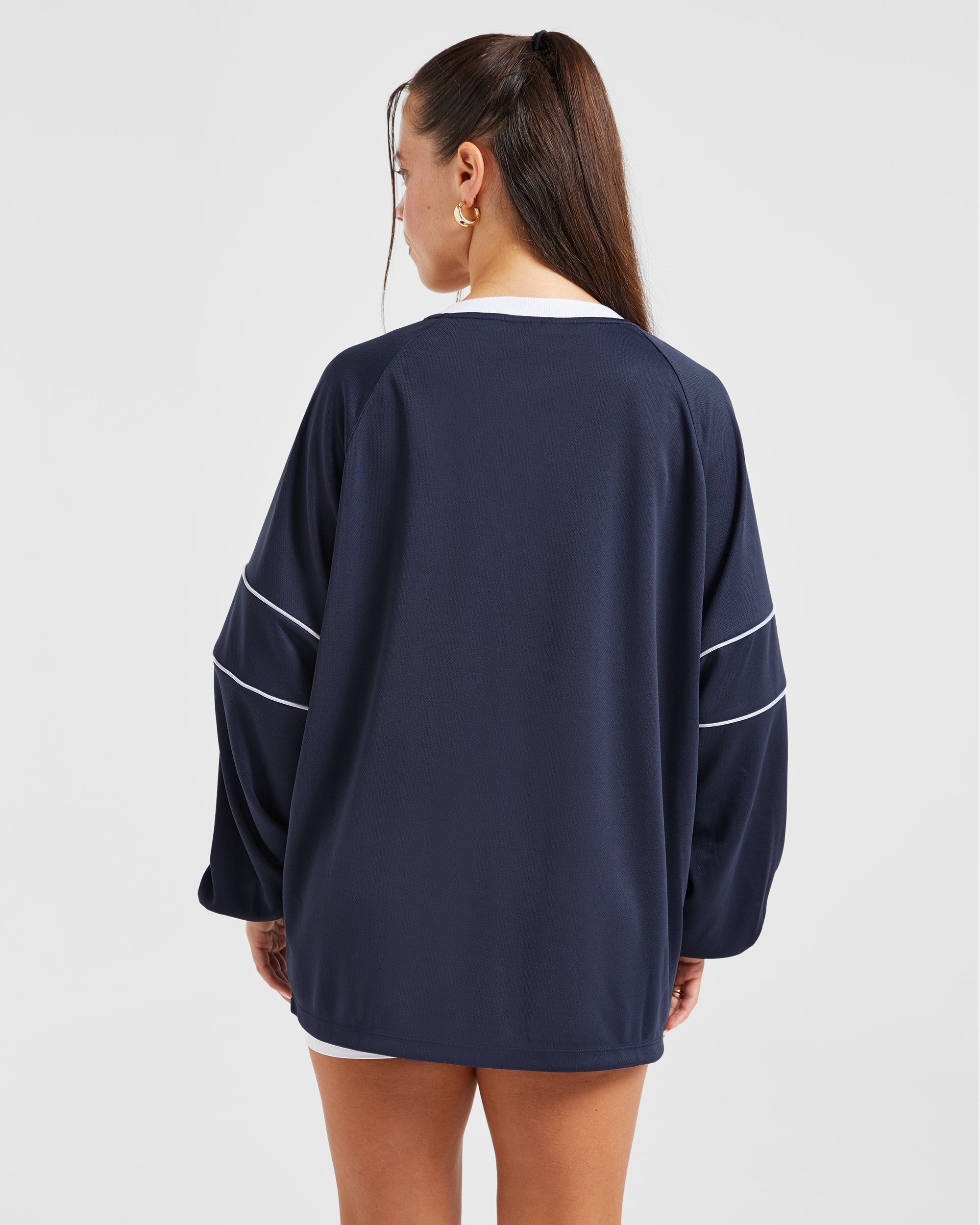 Justine Long Sleeve Jersey - Navy