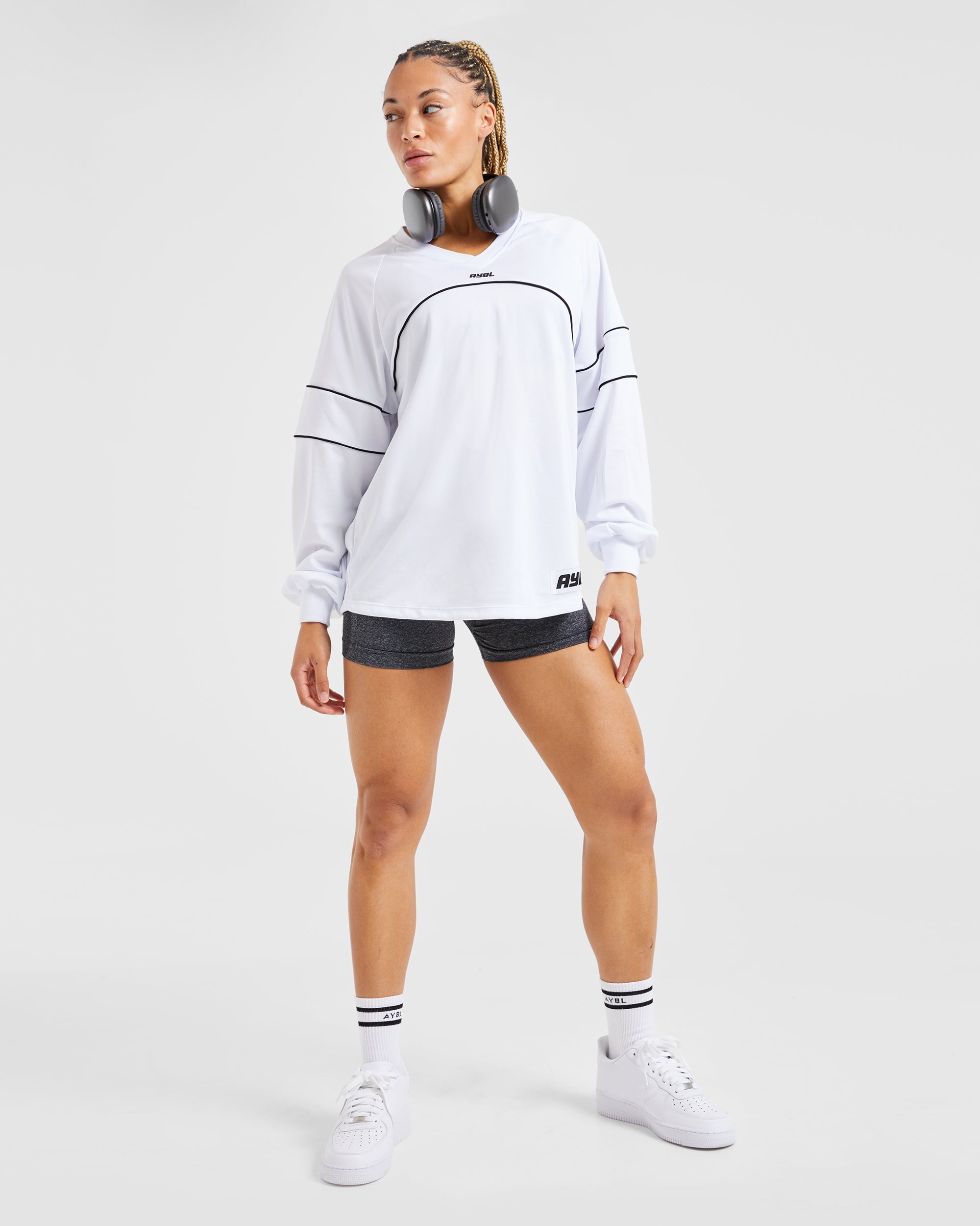 Justine Long Sleeve Jersey - Weiß