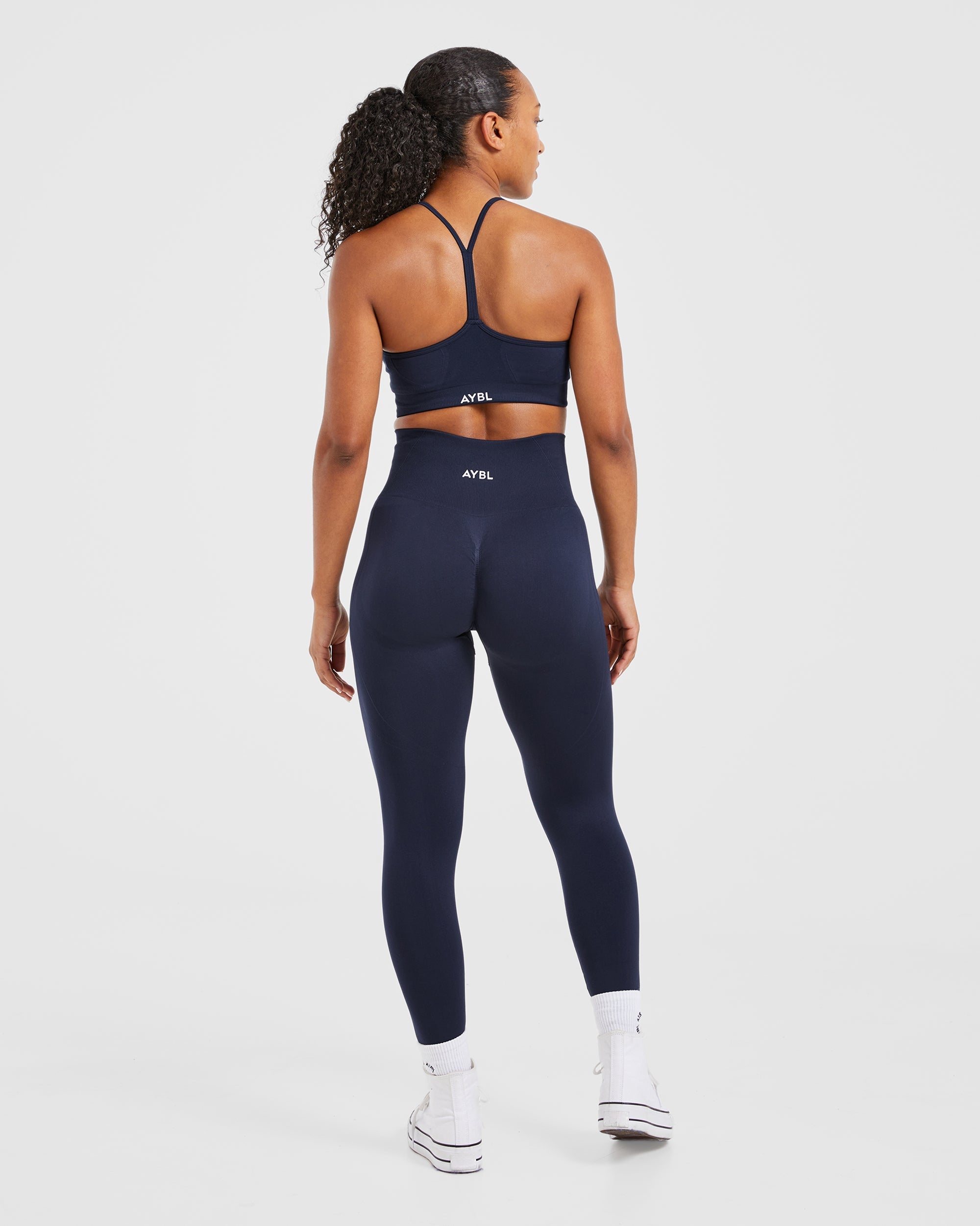 Empower Seamless Sports Bra - Navy