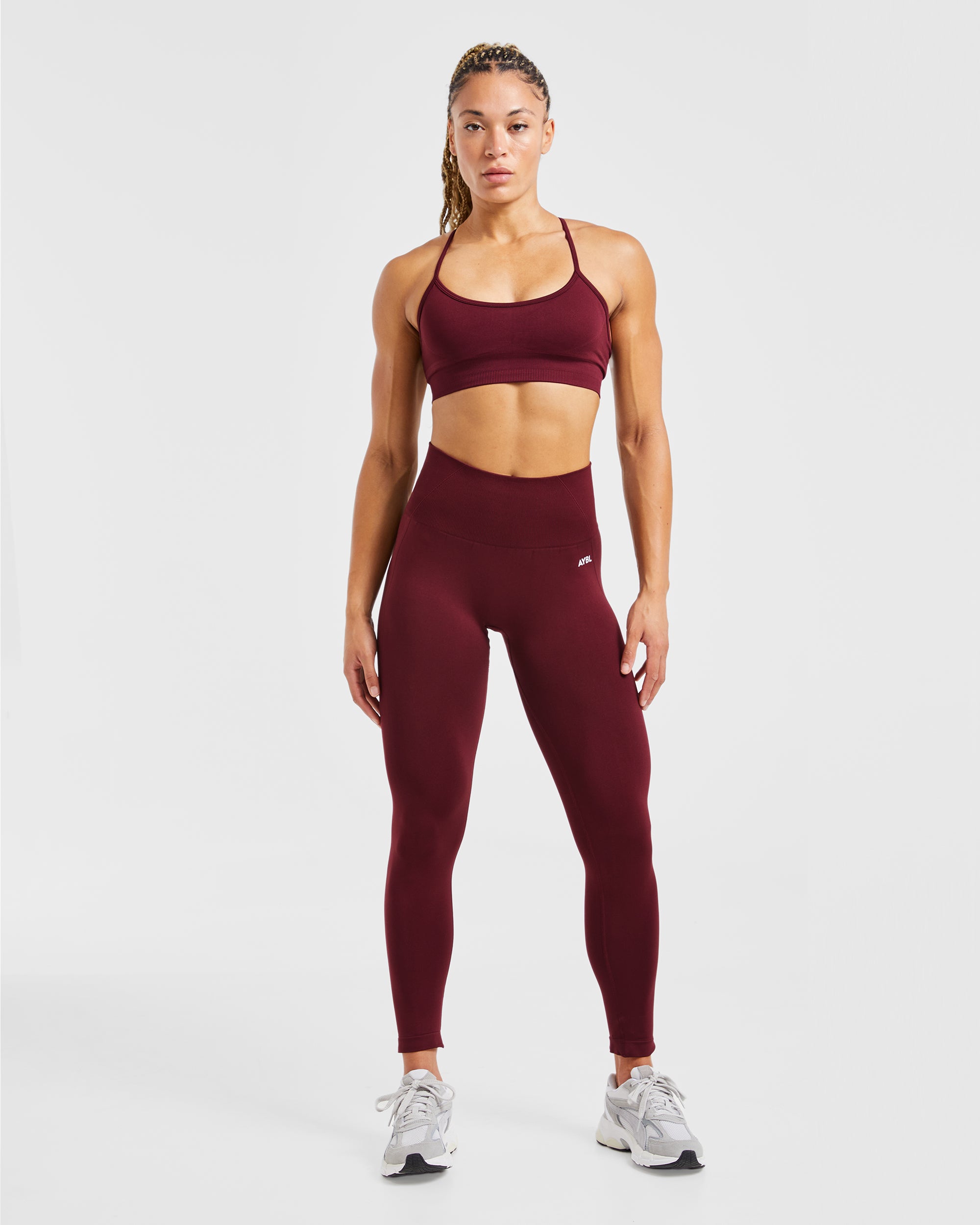 Empower Seamless Sports Bra - Rot Wine