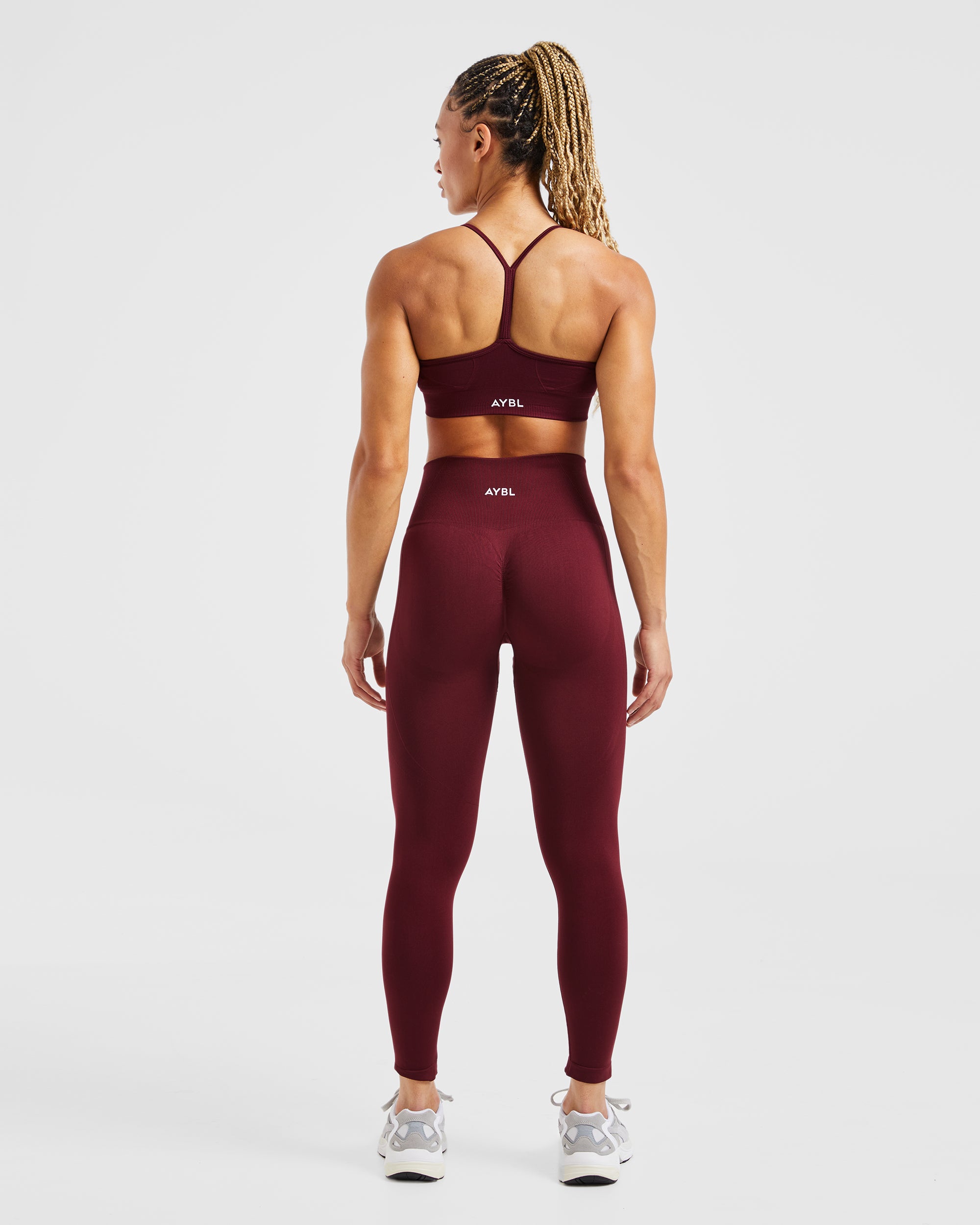 Empower Seamless Sports Bra - Rot Wine