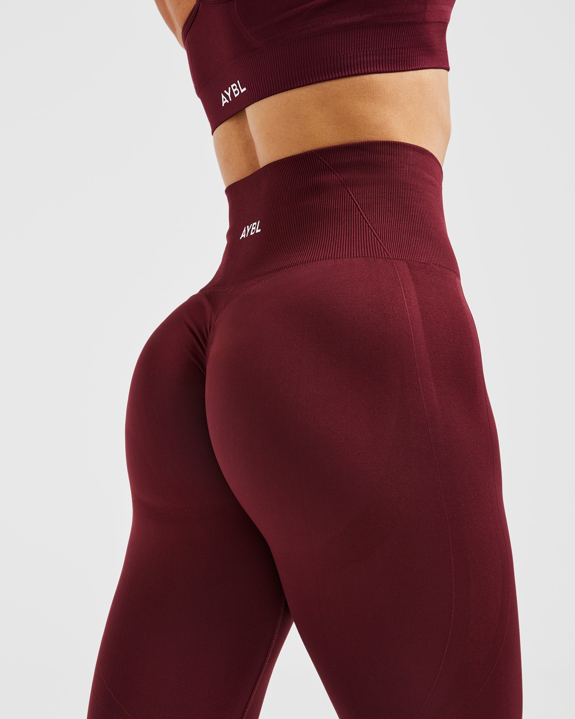 Empower Seamless Leggings - Rot Wine