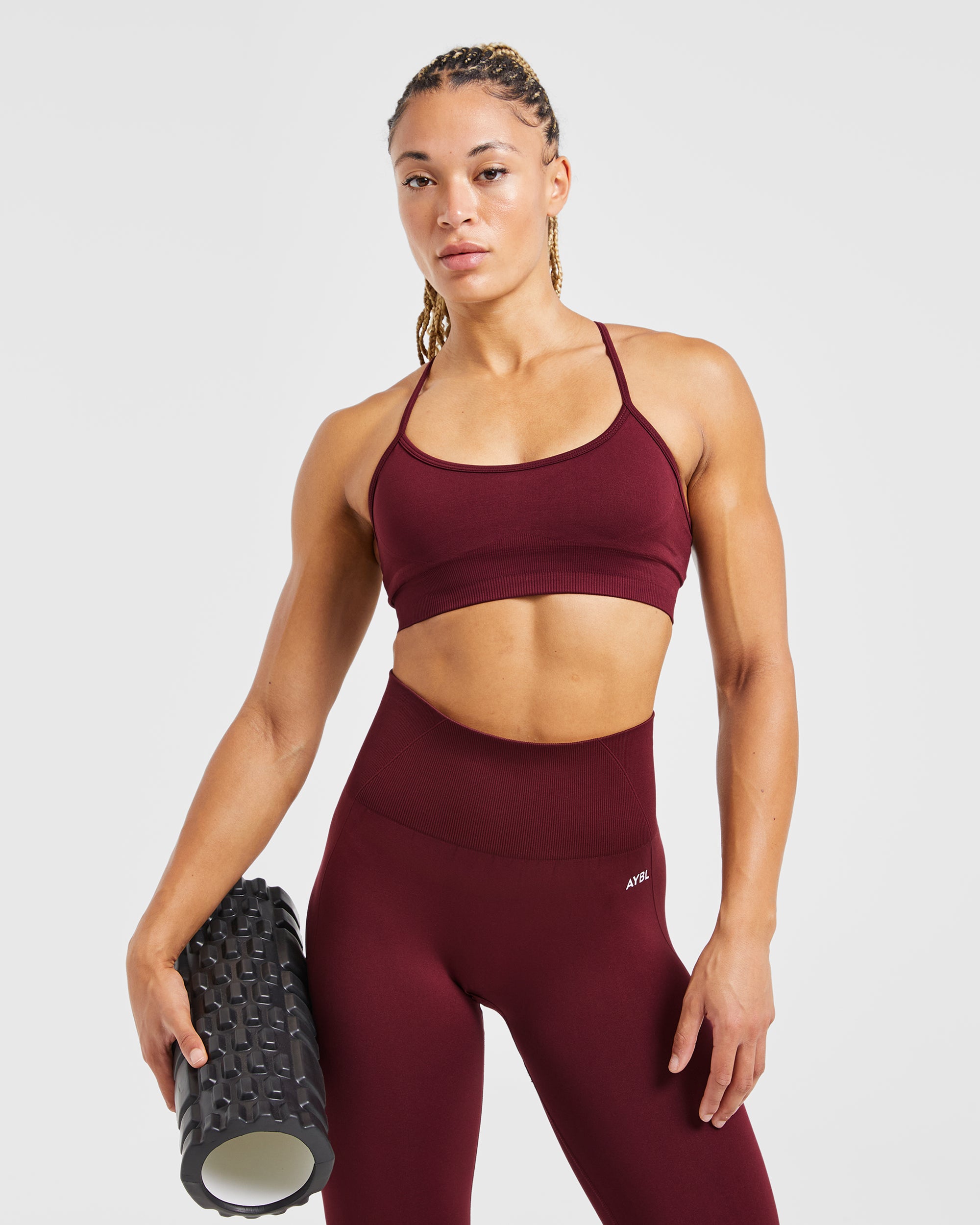 Empower Seamless Sports Bra - Rot Wine