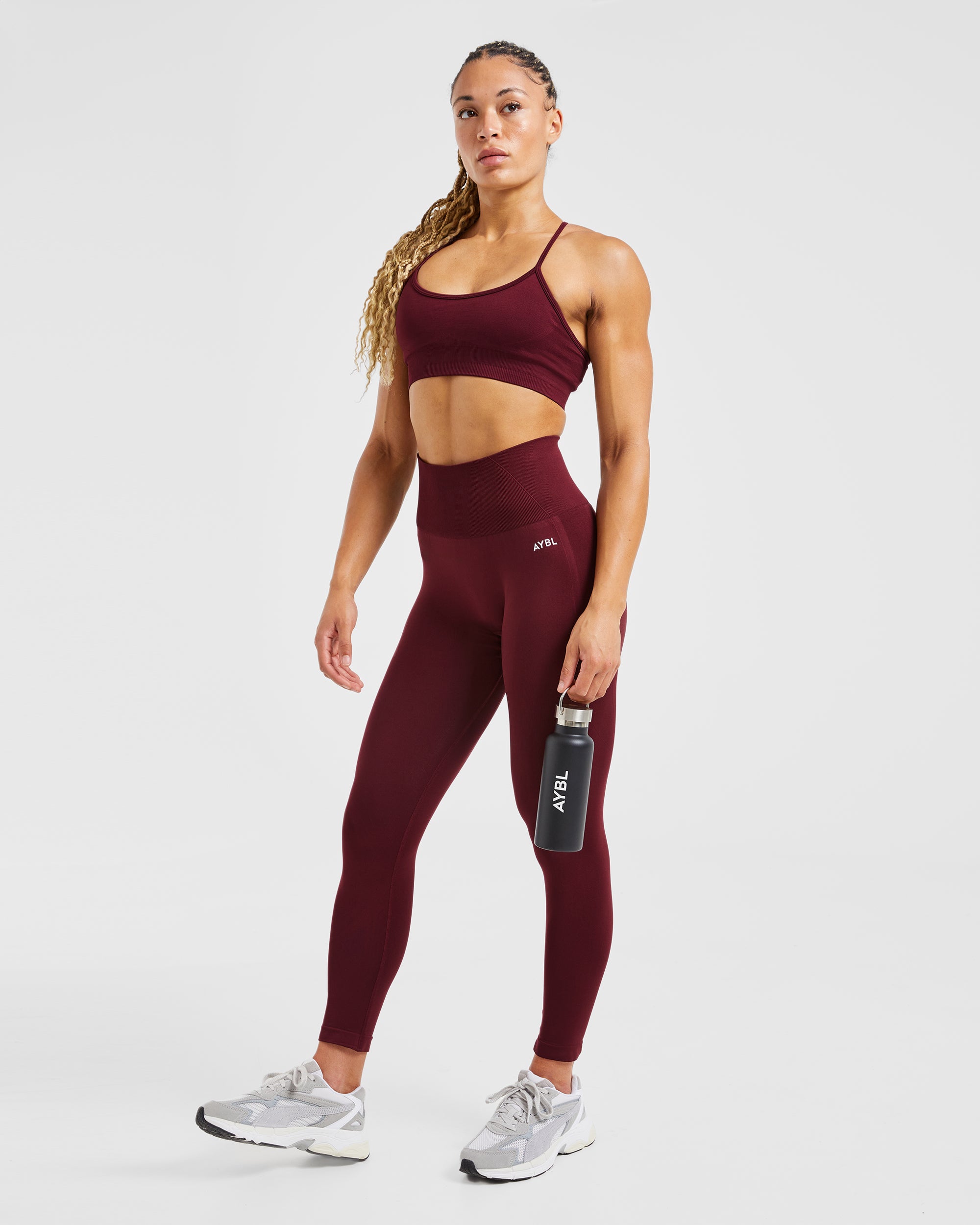 Empower Seamless Sports Bra - Rot Wine