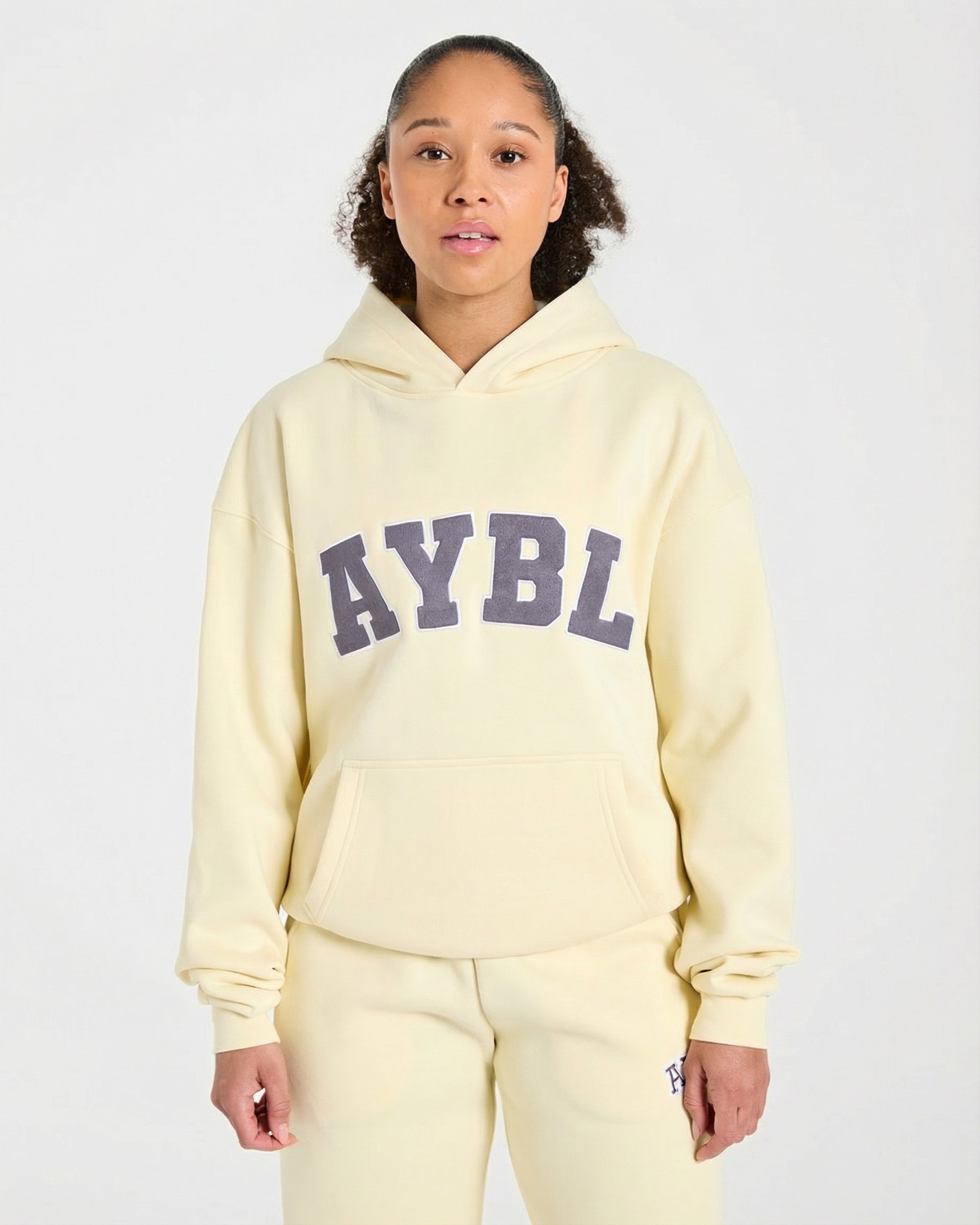 Varsity 2.0 Oversized Hoodie - Butter Gelb
