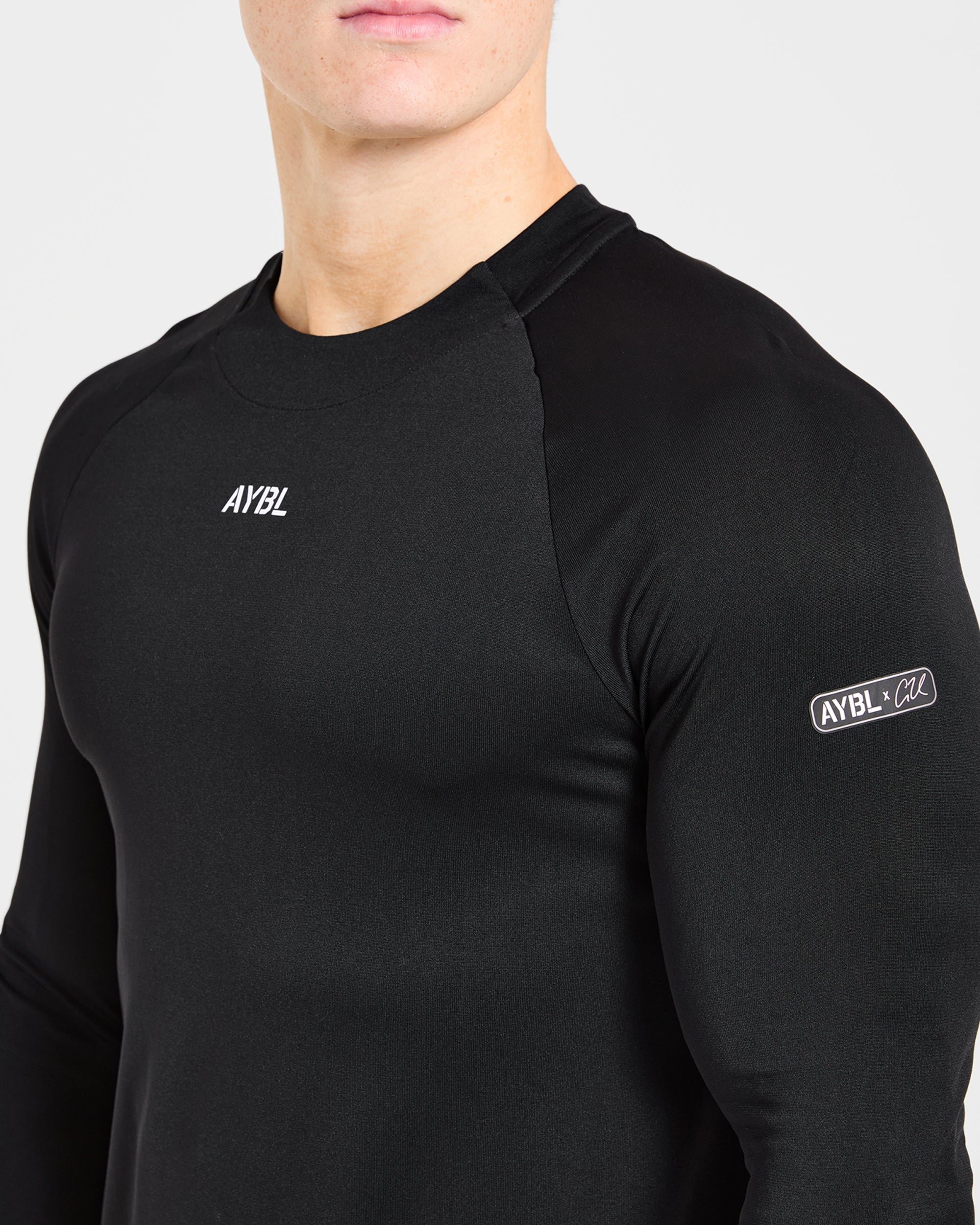 Cam Kissel x Seamless Long Sleeve - Schwarz