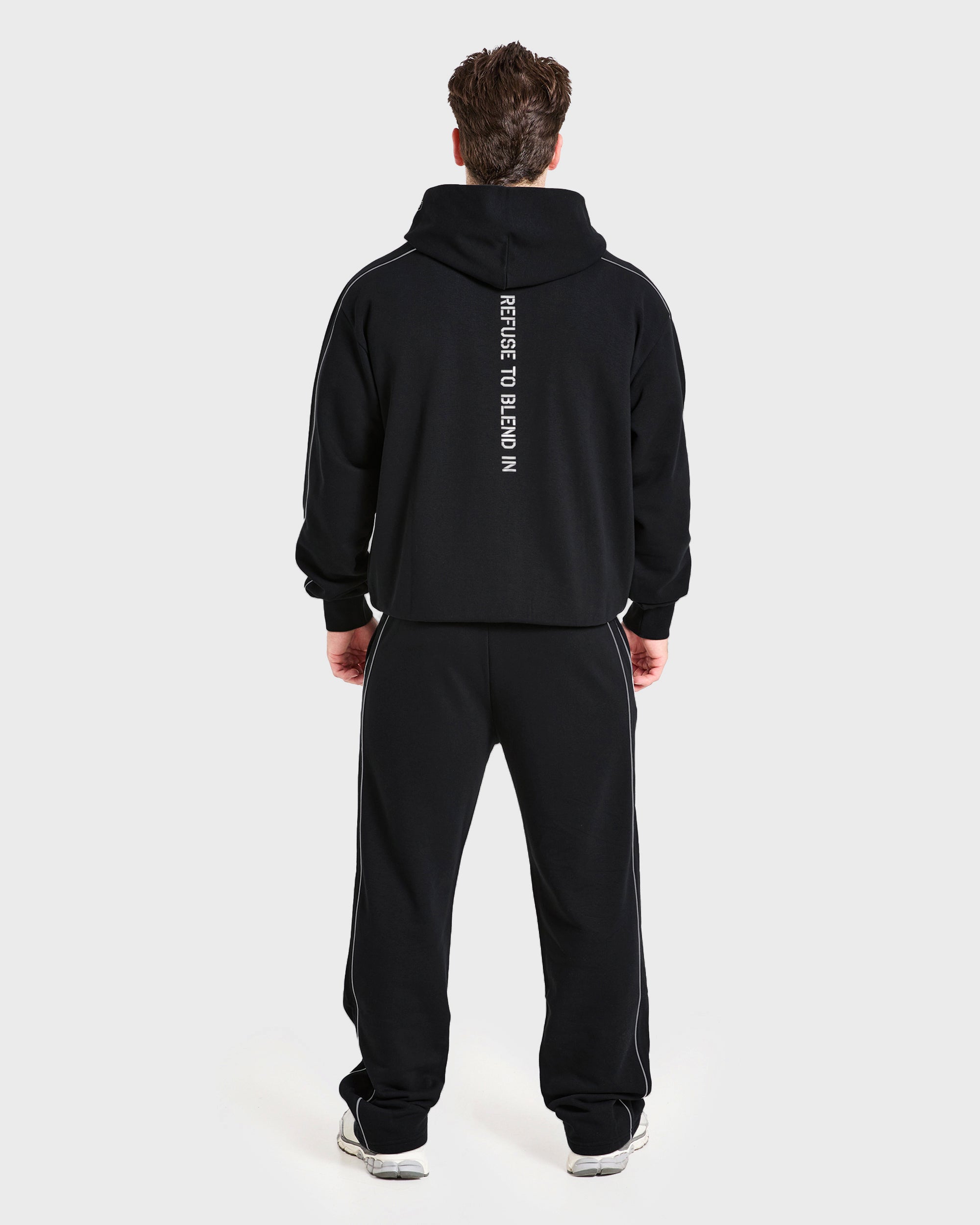 Cam Kissel x Oversized Full Zip Hoodie - Schwarz