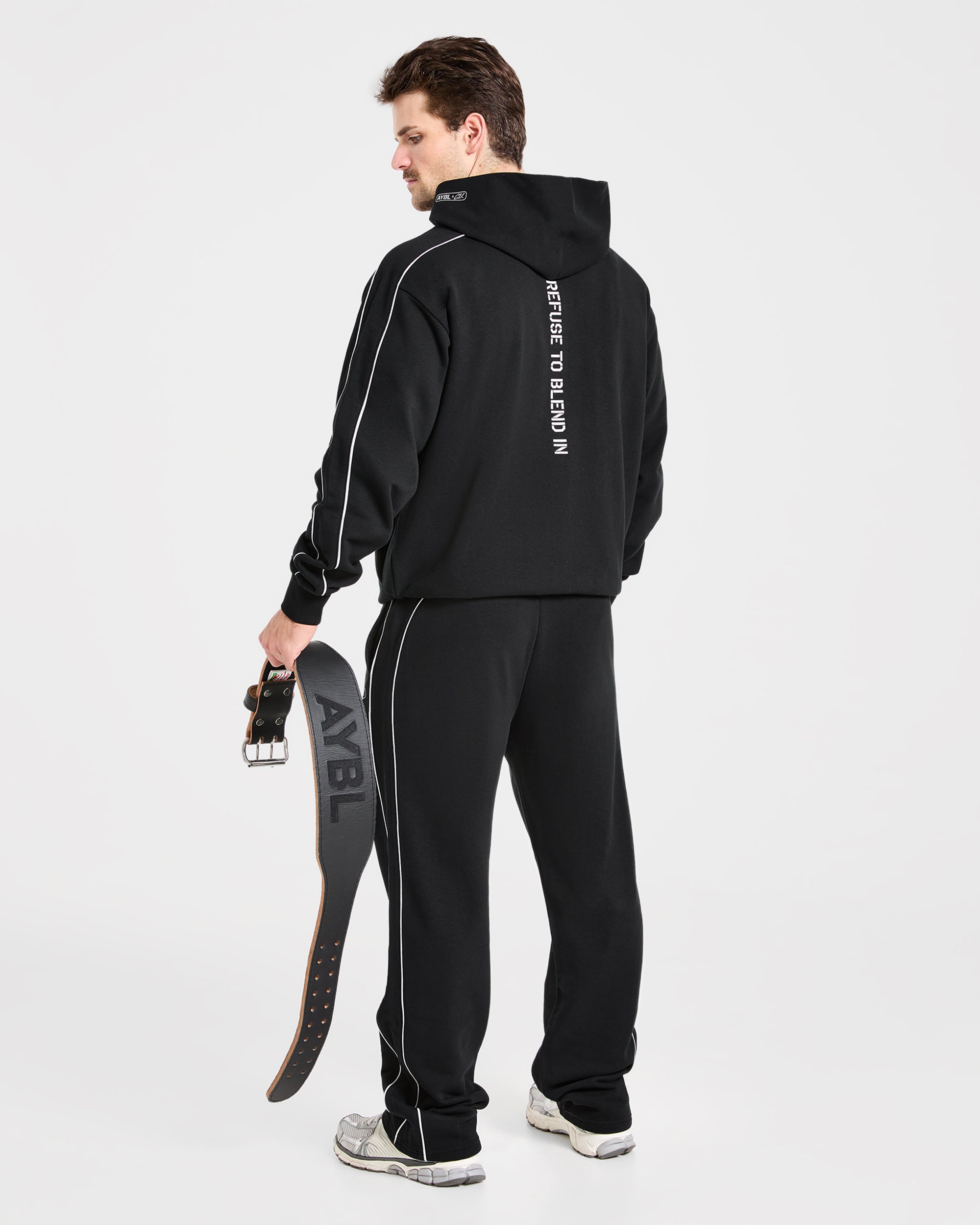 Cam Kissel x Oversized Full Zip Hoodie - Schwarz