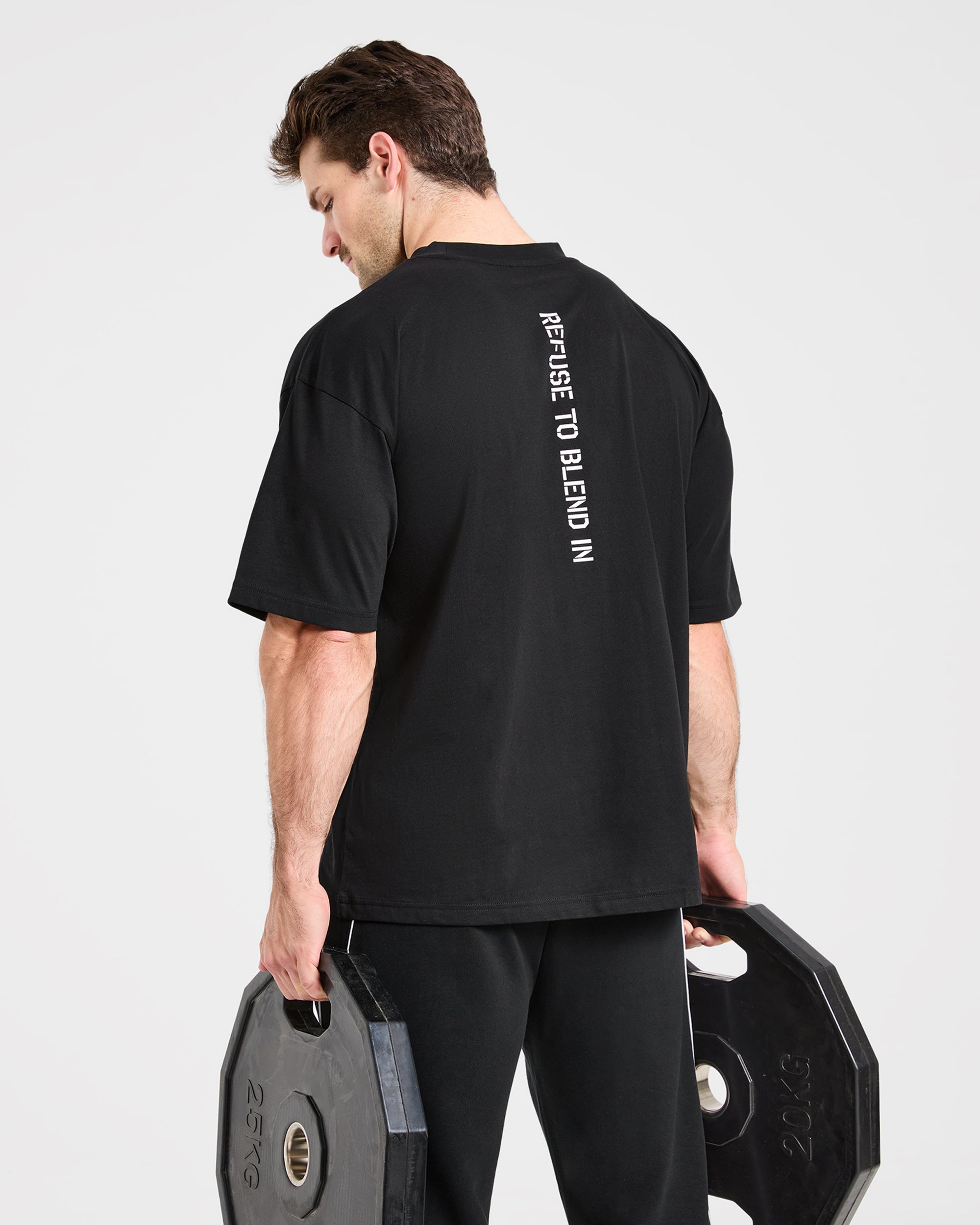 Cam Kissel x Graphic Oversized T Shirt - Schwarz