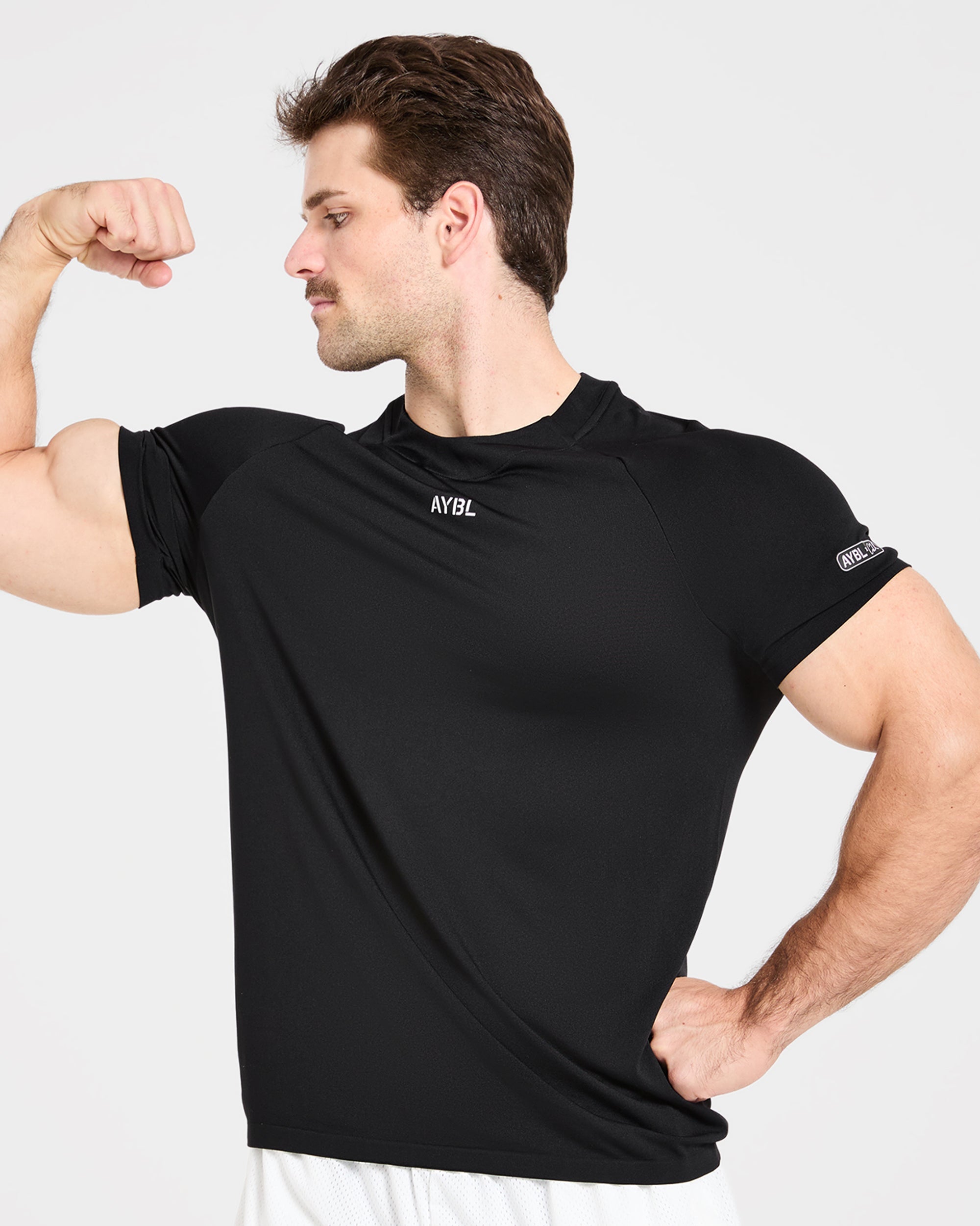 Cam Kissel x Seamless T Shirt - Schwarz