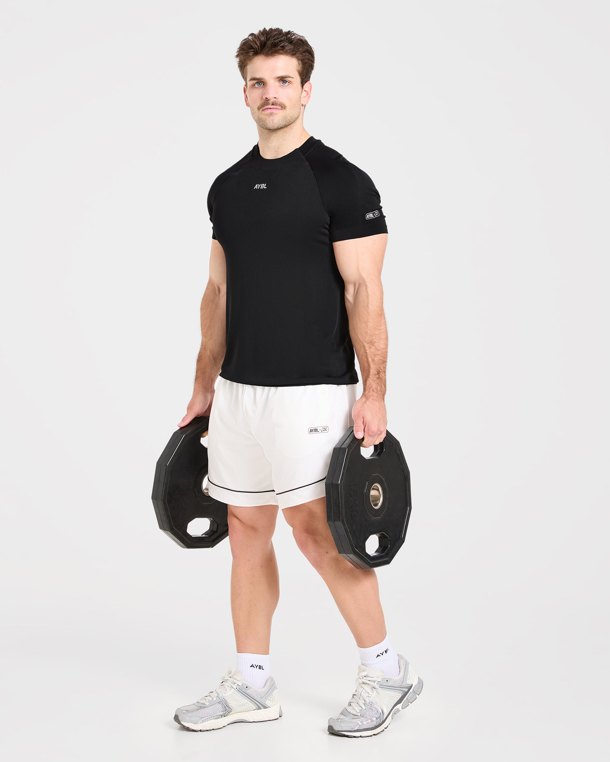 Cam Kissel x Mesh Shorts - Off Weiß
