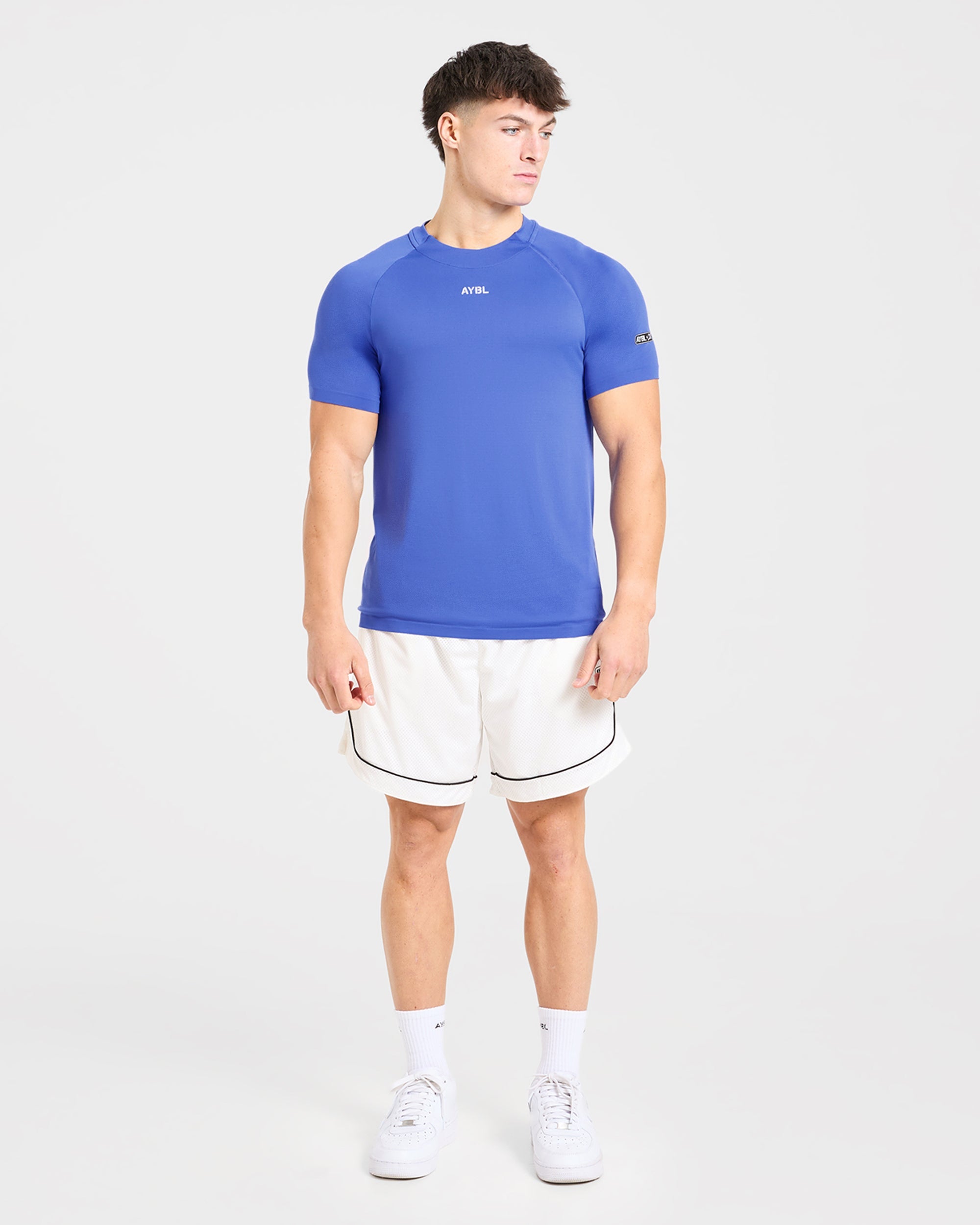 Cam Kissel x Seamless T Shirt - Cobalt Blau