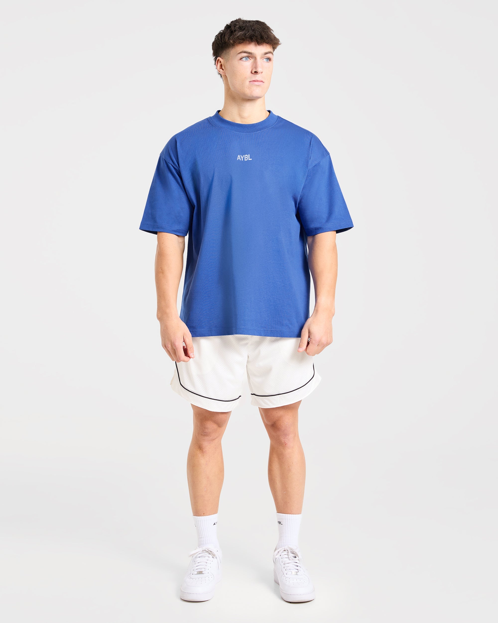 Cam Kissel x Graphic Oversized T Shirt - Cobalt Blau