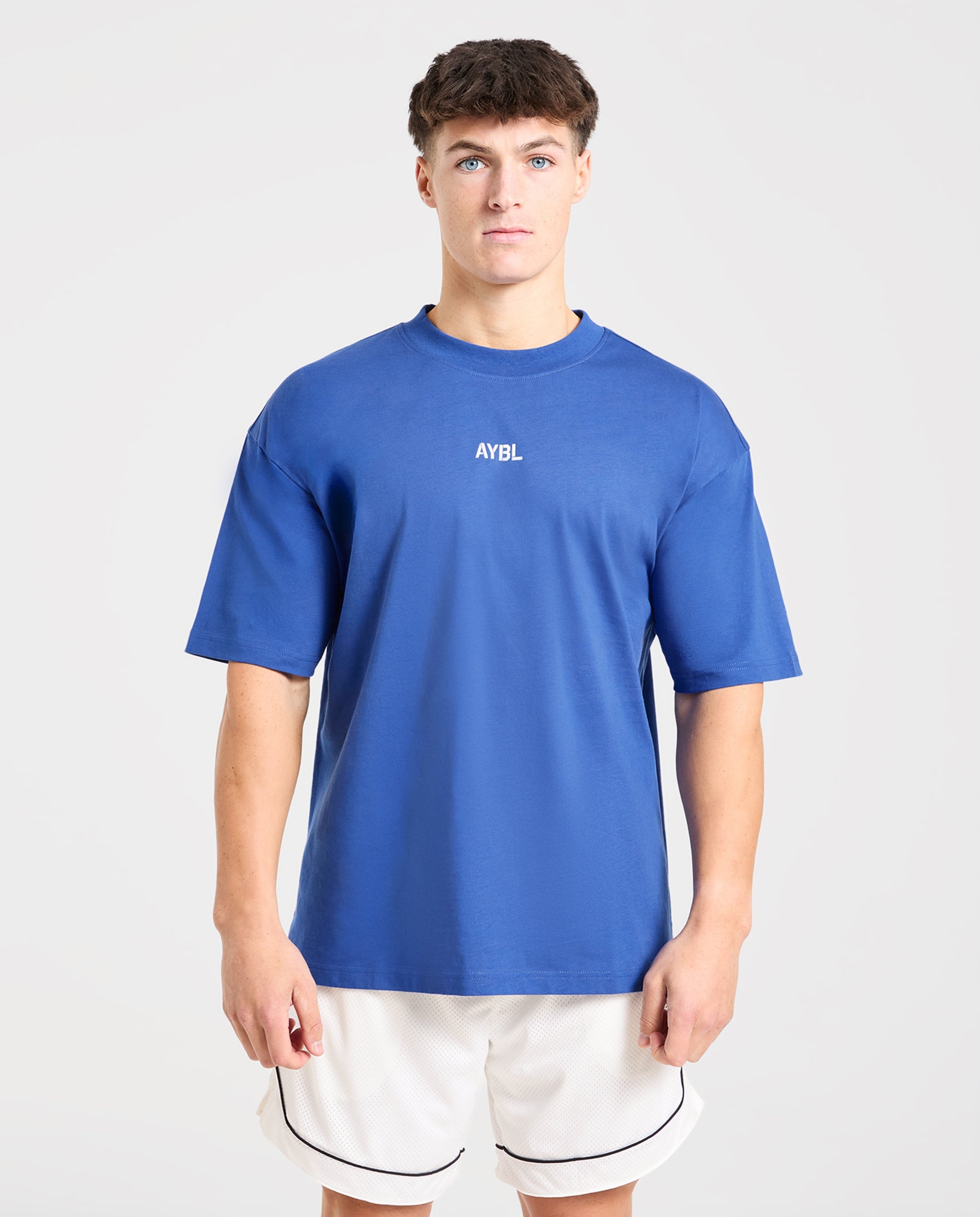 Cam Kissel x Graphic Oversized T Shirt - Cobalt Blau