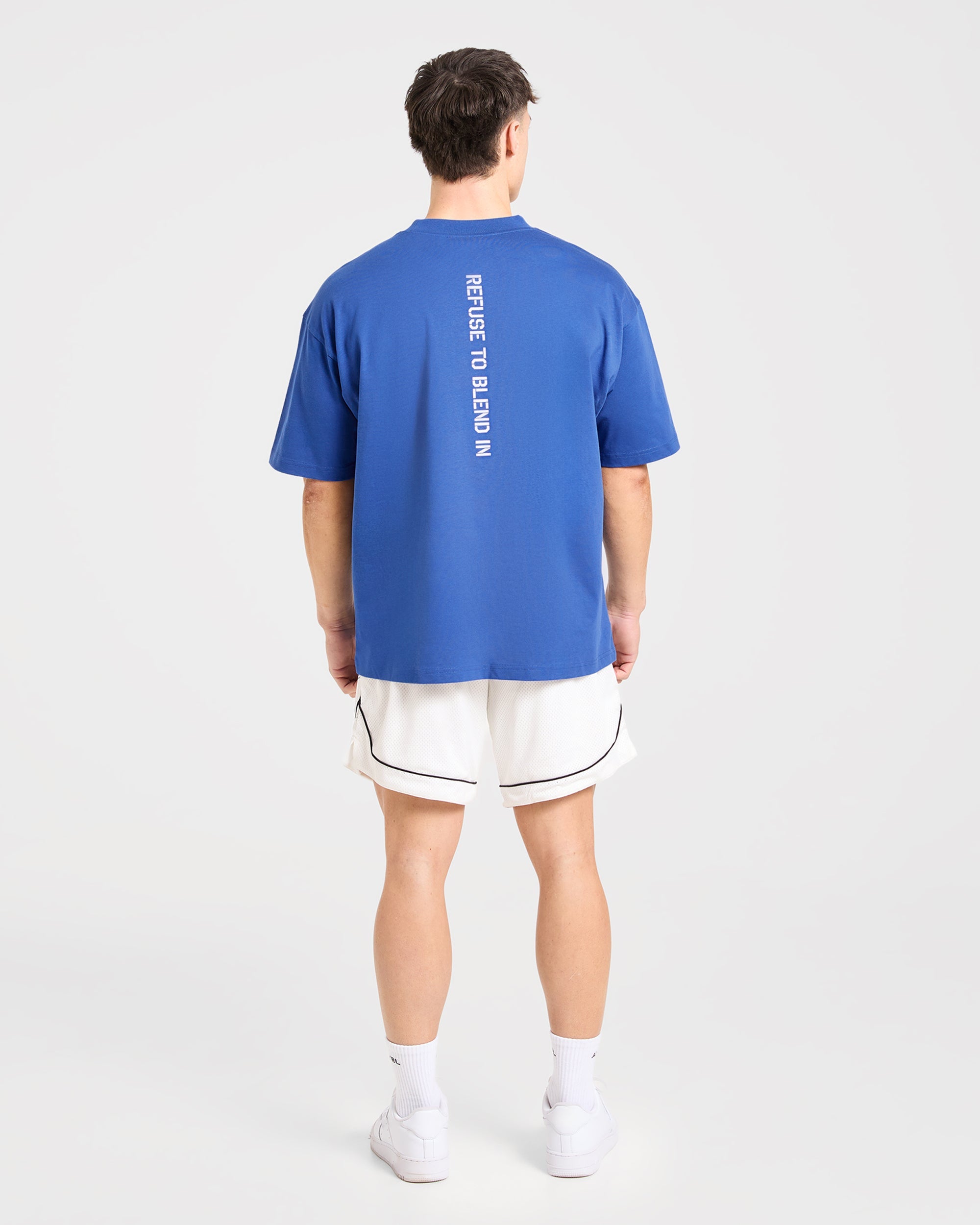 Cam Kissel x Graphic Oversized T Shirt - Cobalt Blau