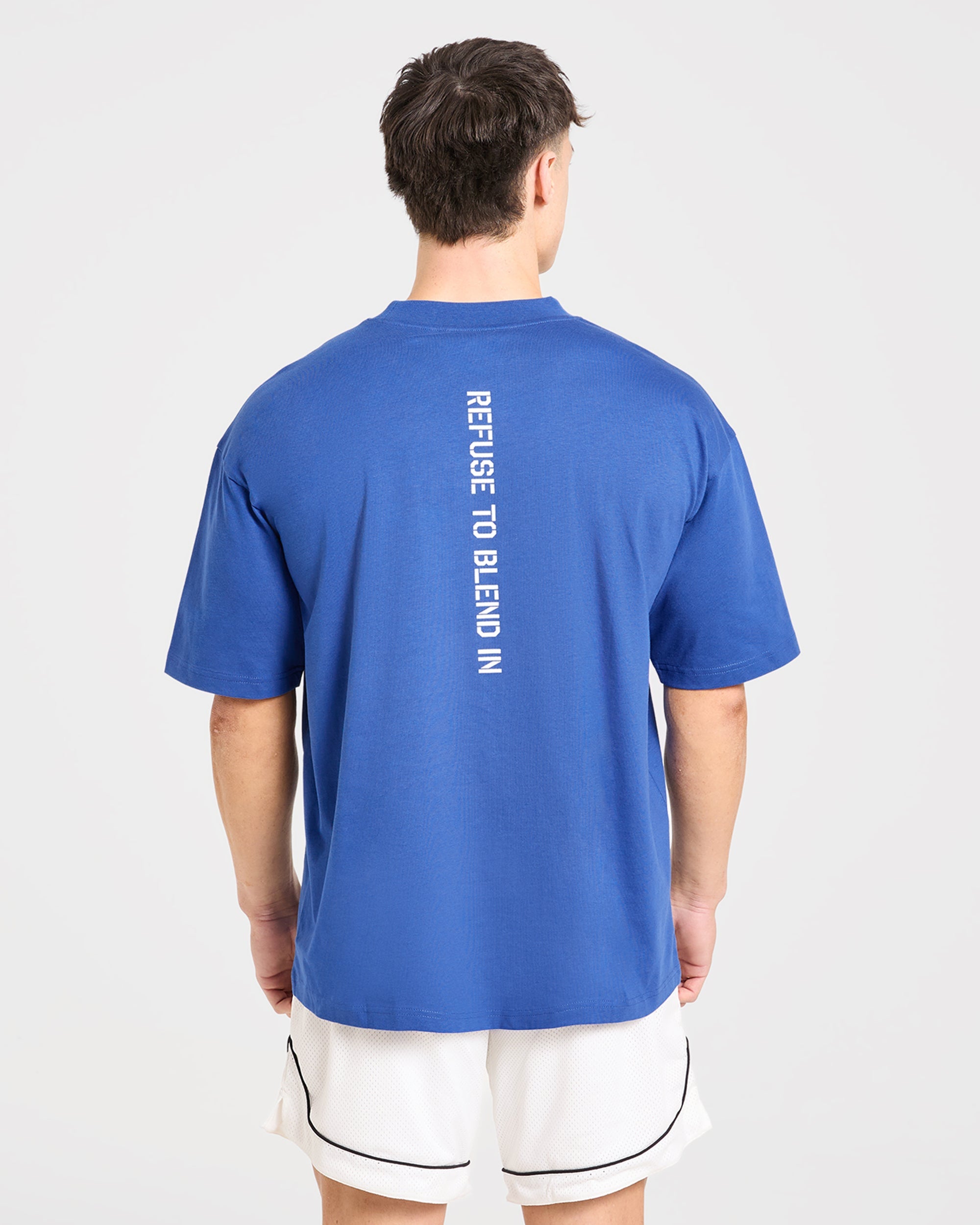 Cam Kissel x Graphic Oversized T Shirt - Cobalt Blau