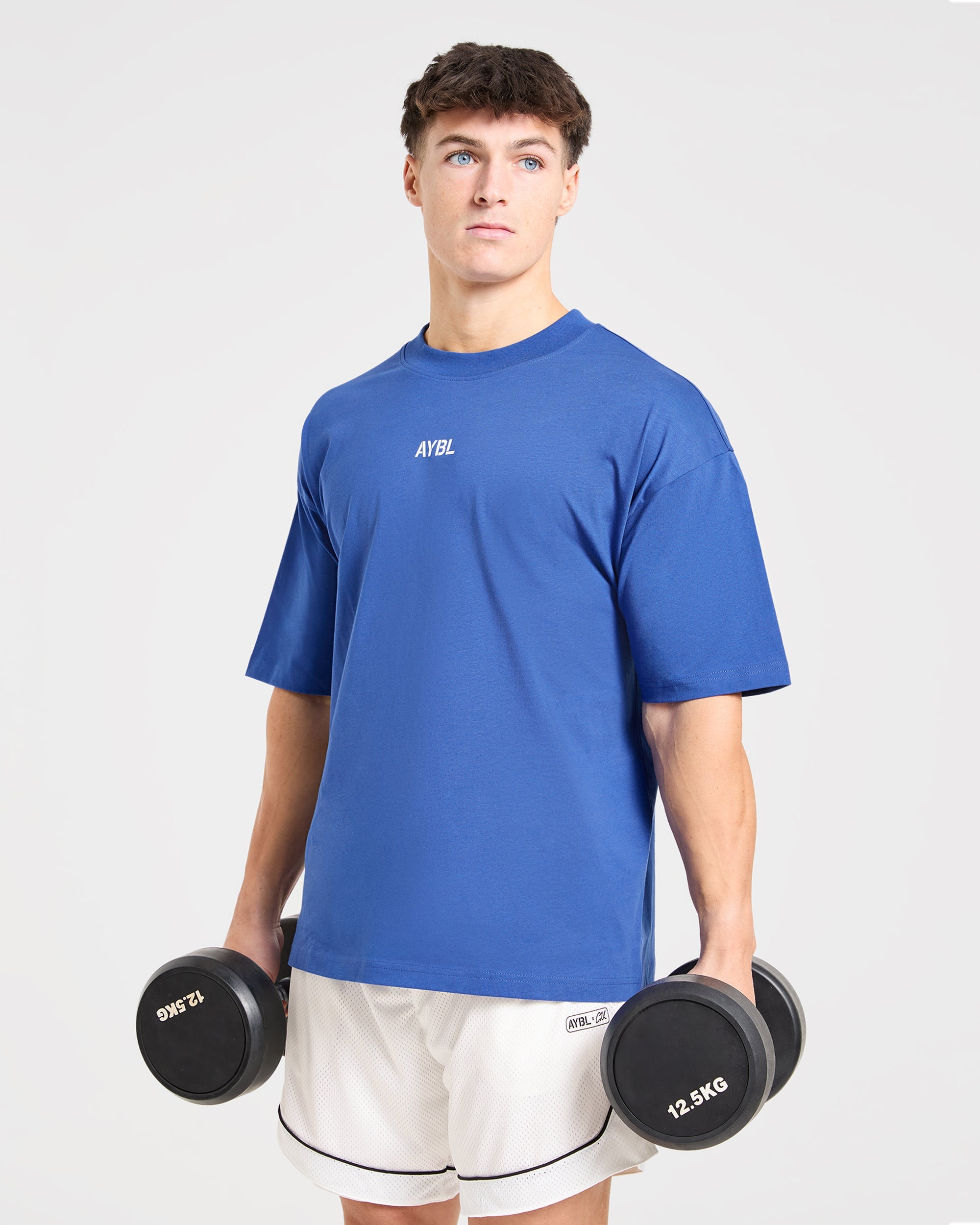 Cam Kissel x Graphic Oversized T Shirt - Cobalt Blau
