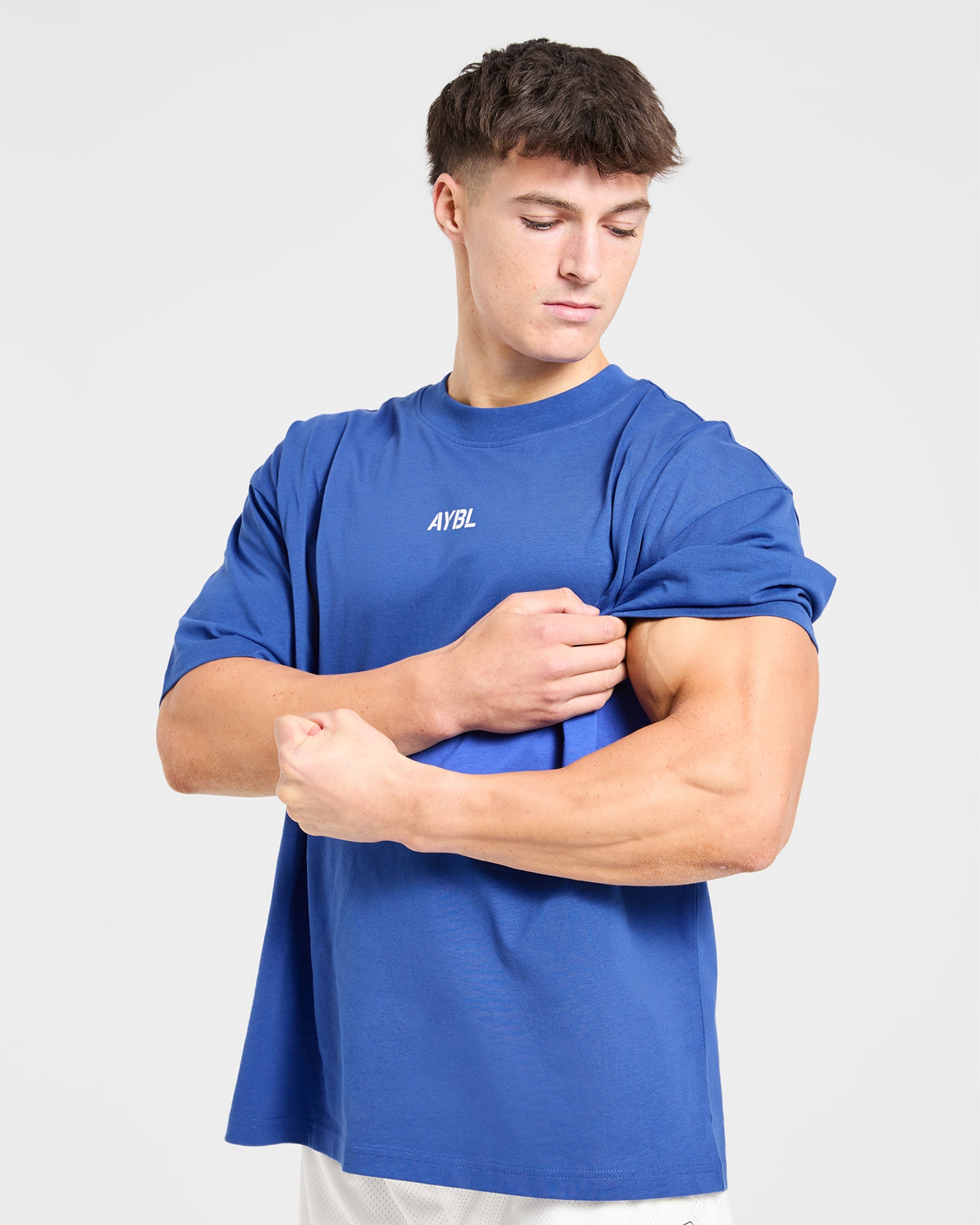 Cam Kissel x Graphic Oversized T Shirt - Cobalt Blau