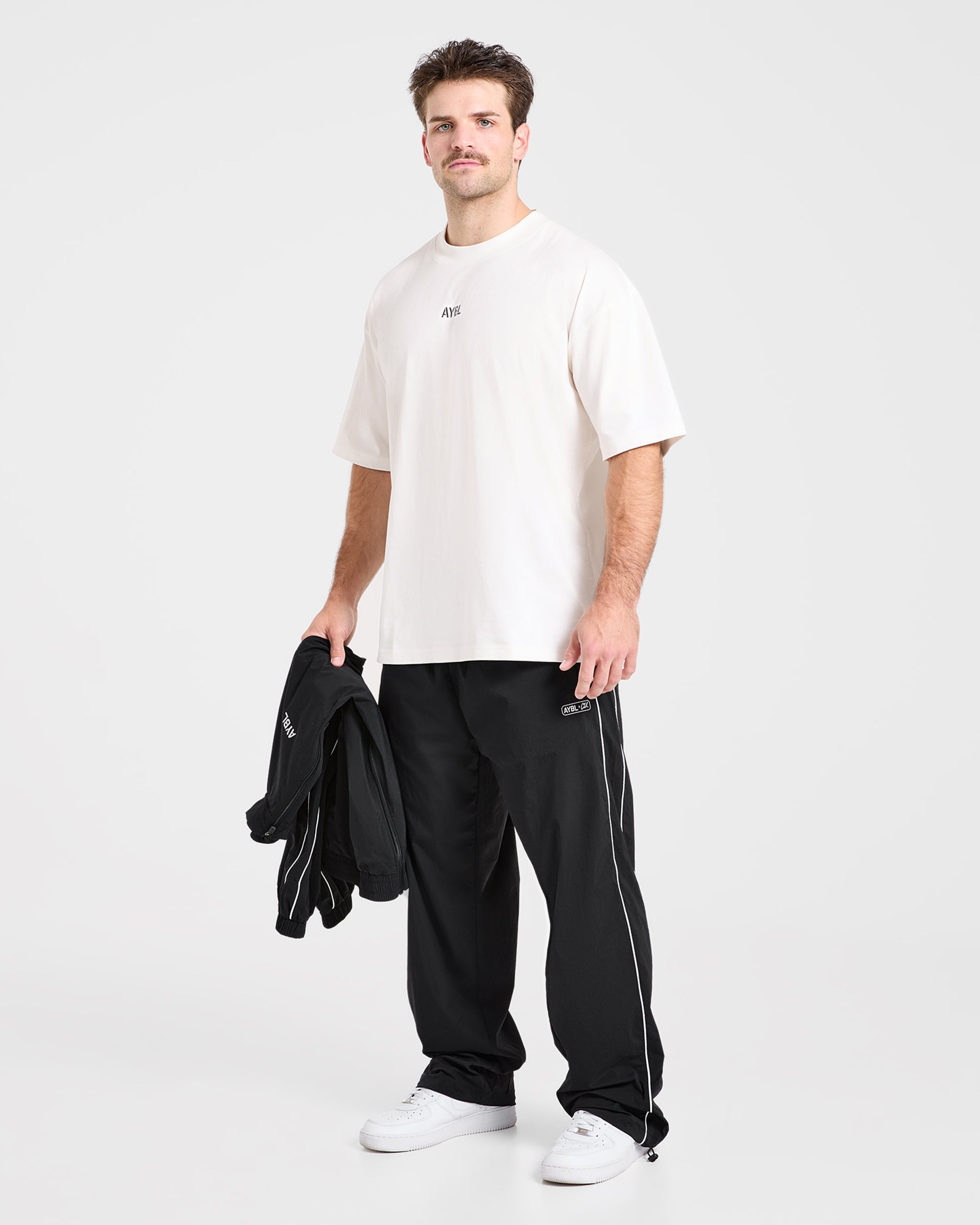 Cam Kissel x Graphic Oversized T Shirt - Off Weiß