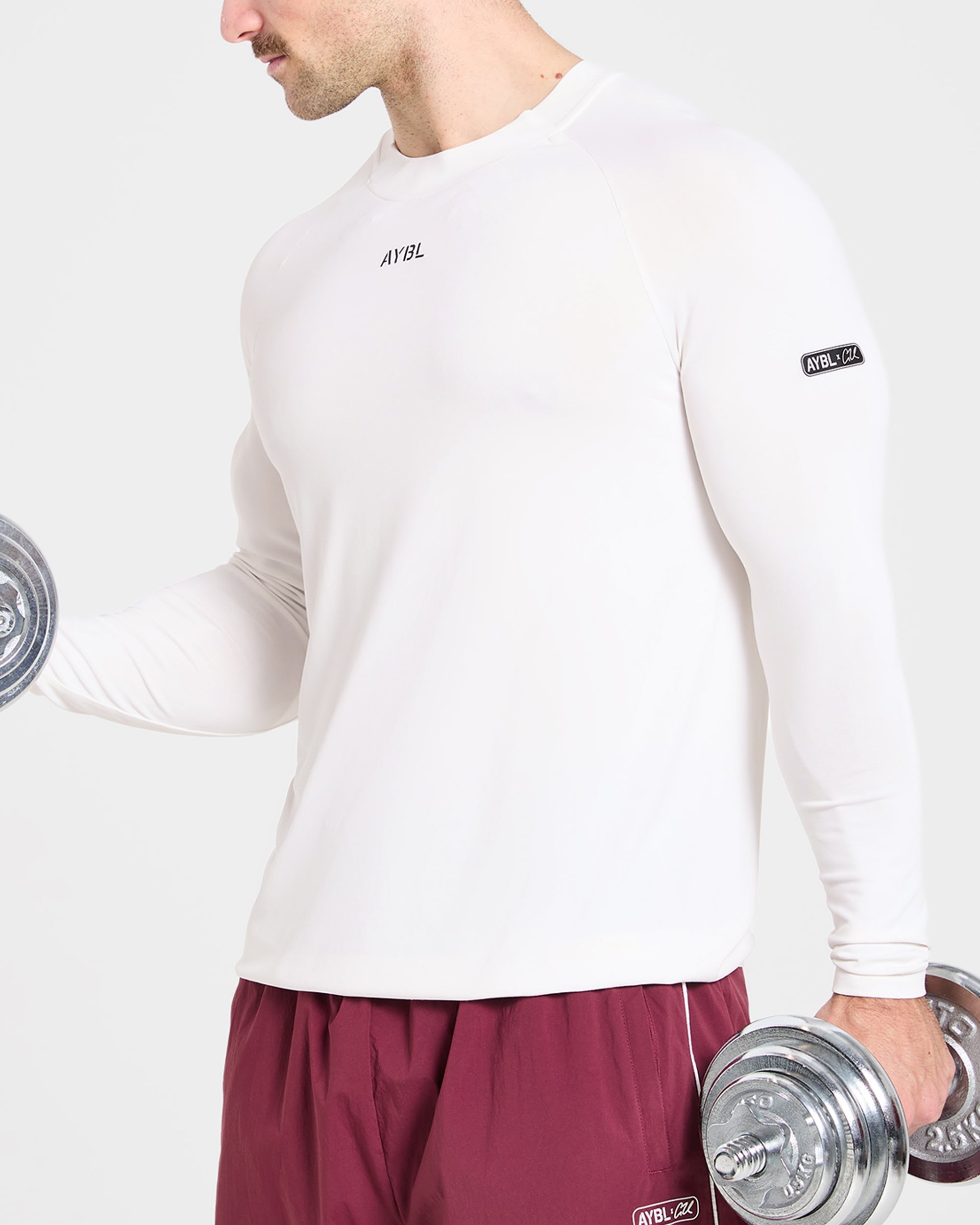 Cam Kissel x Seamless Long Sleeve - Off Weiß