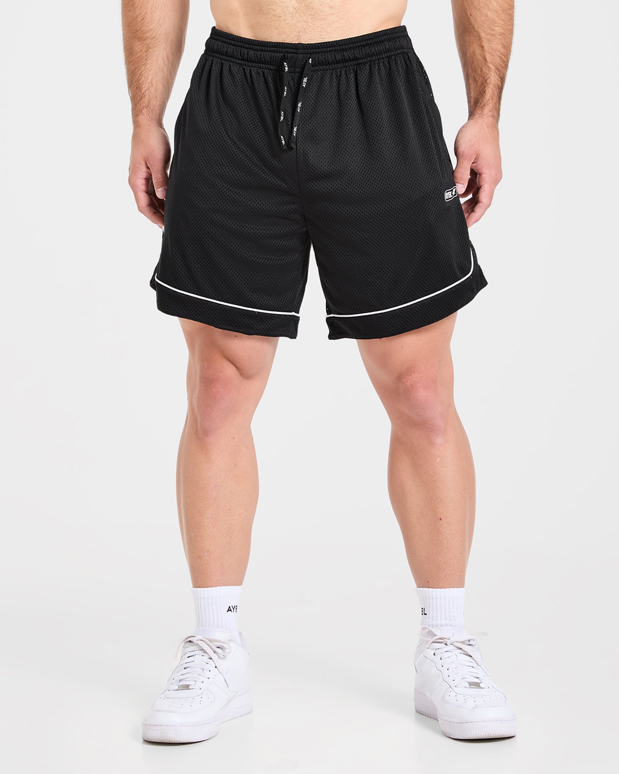 Cam Kissel x Mesh Shorts - Schwarz