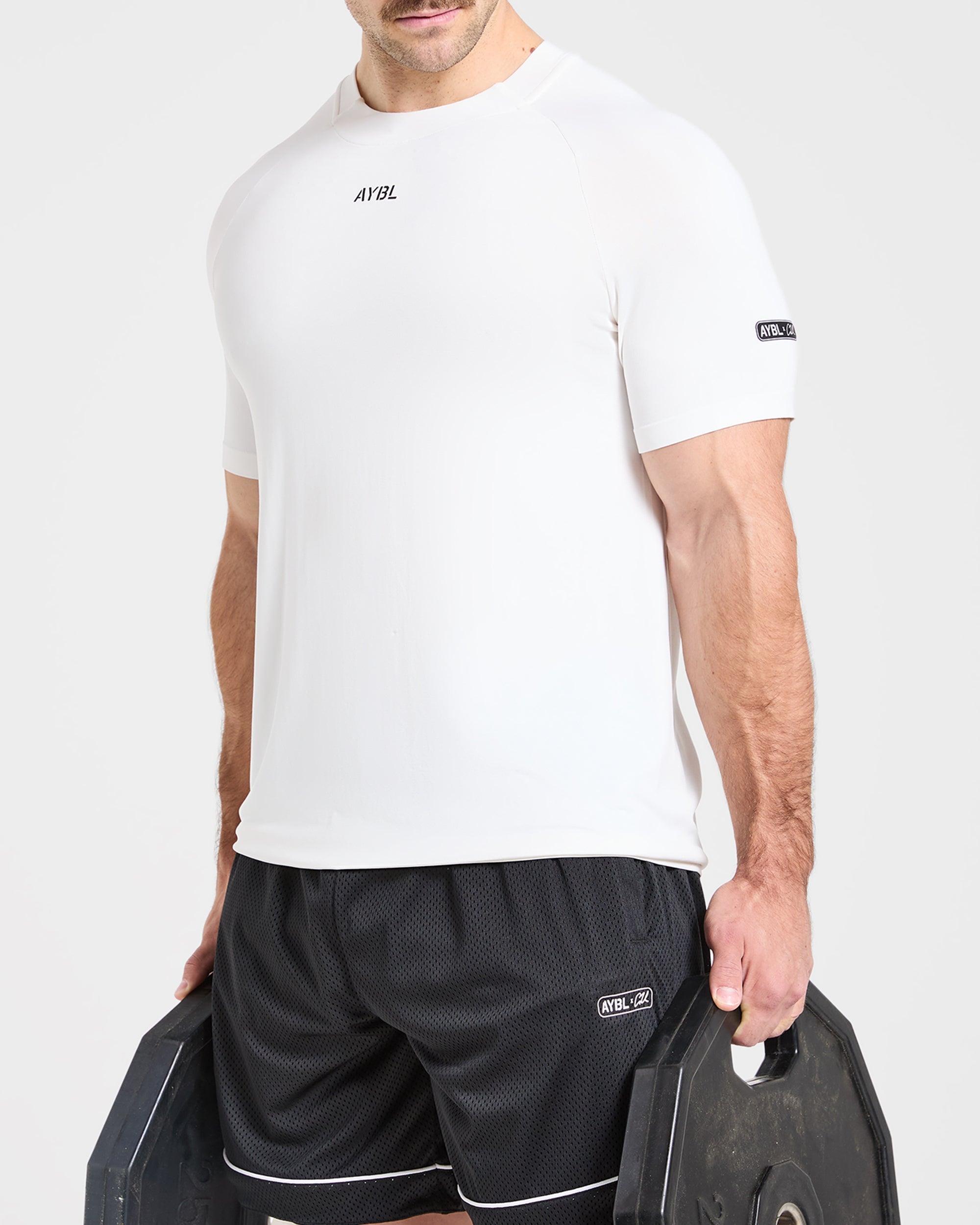 Cam Kissel x Seamless T Shirt - Off Weiß