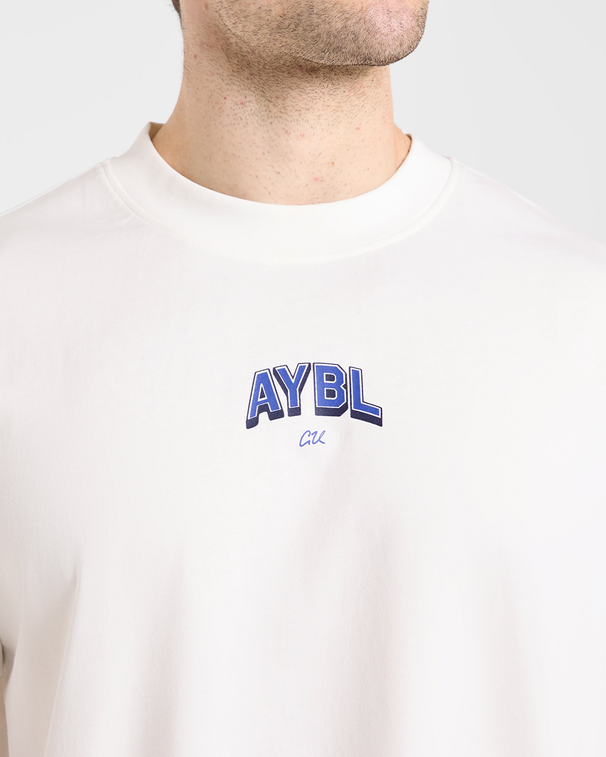 Cam Kissel x Refuse to Blend in Oversized T Shirt - Off Weiß