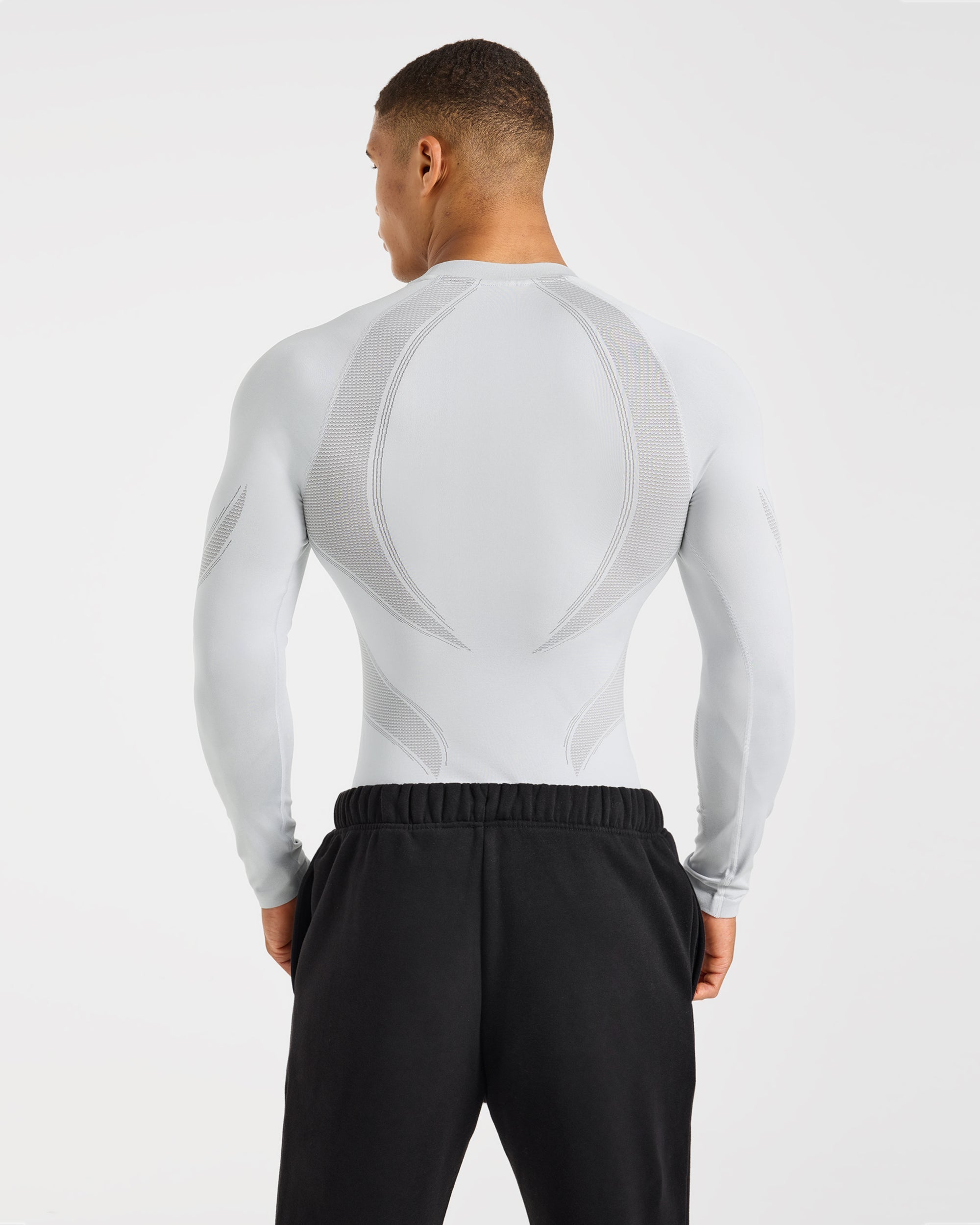 Charge Seamless Long Sleeve T Shirt - Light Grau